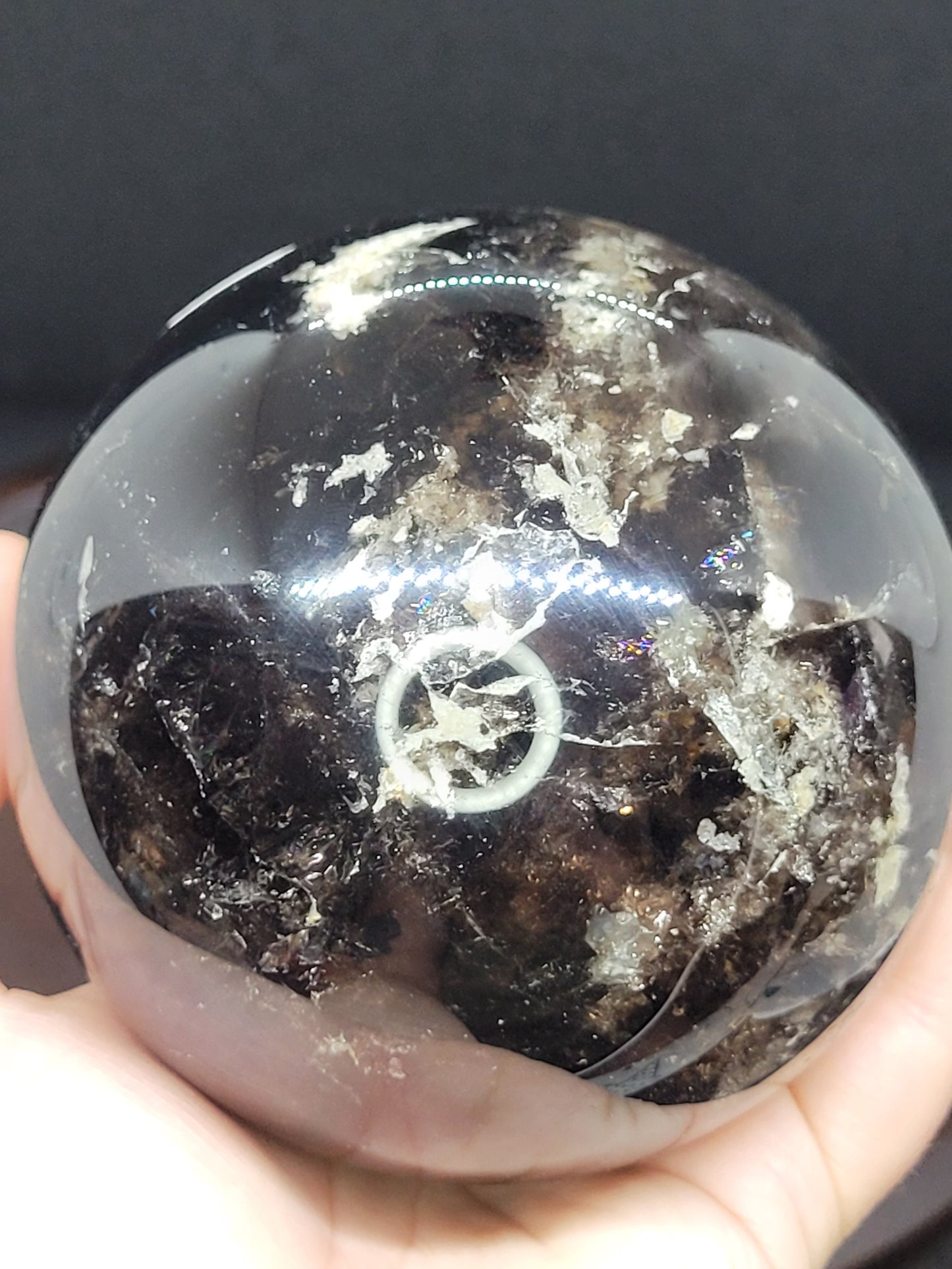 Smoky Quartz Sphere XL - Treated - Misfit