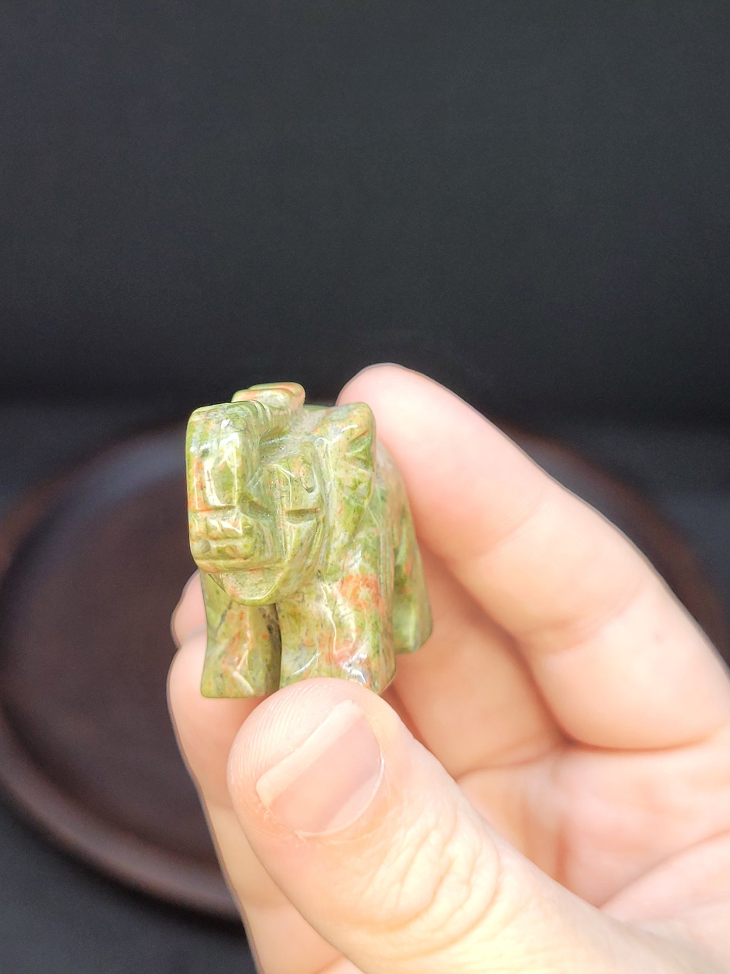 Unakite Elephant - Small