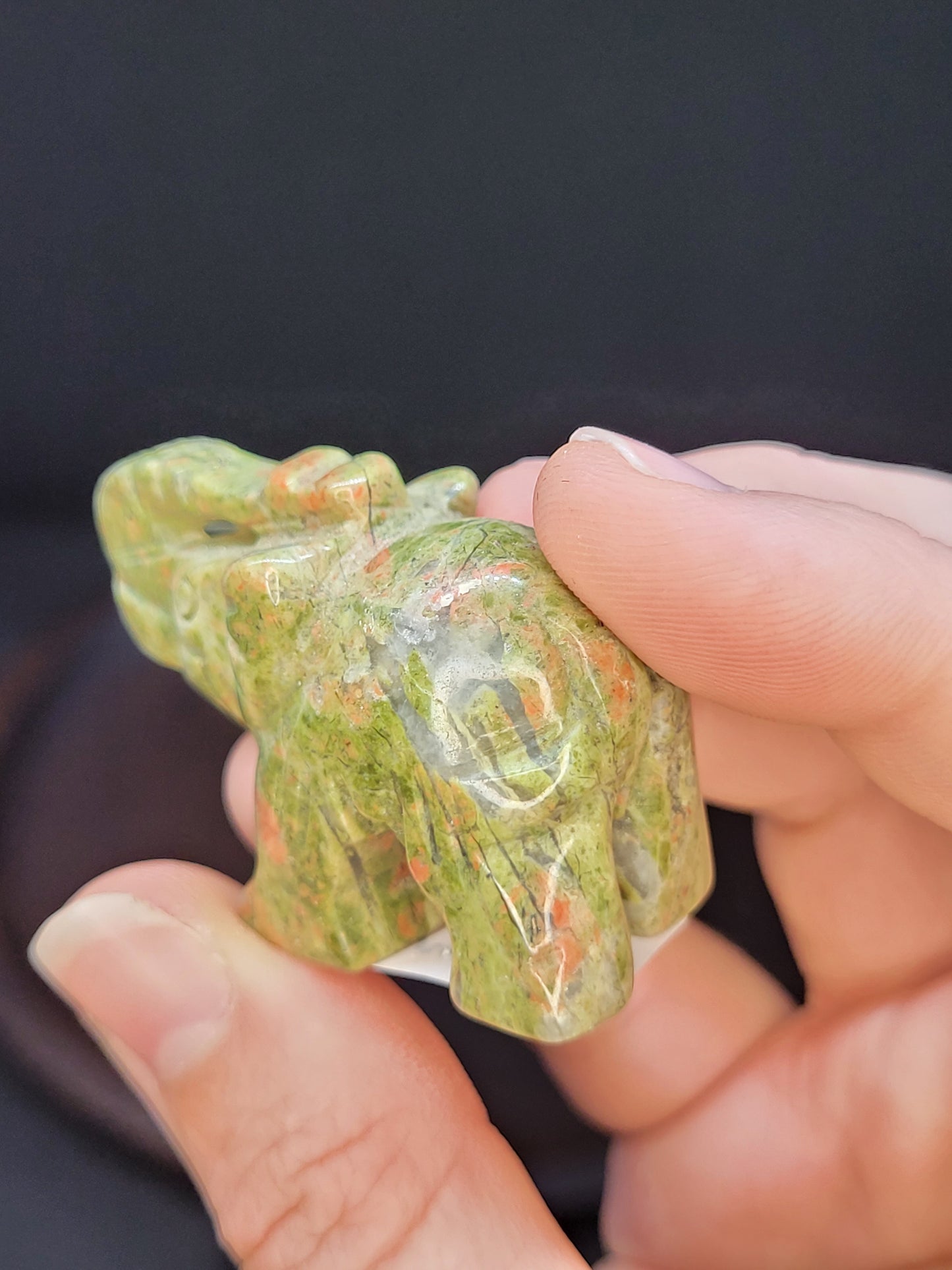 Unakite Elephant - Small