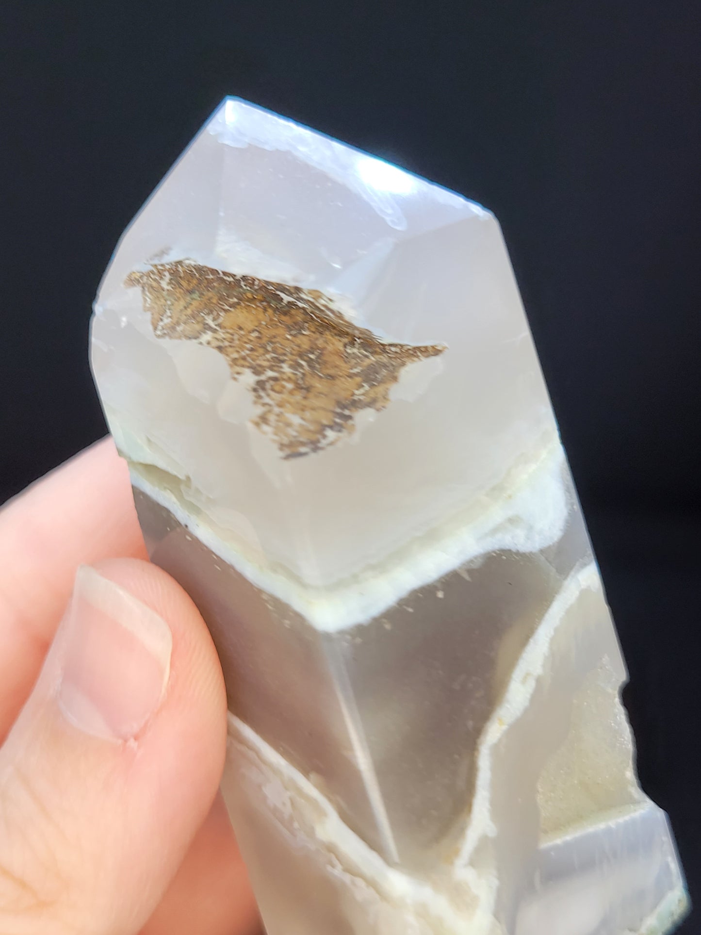 Dark Flower Agate Tower - Square Cut - Misftit