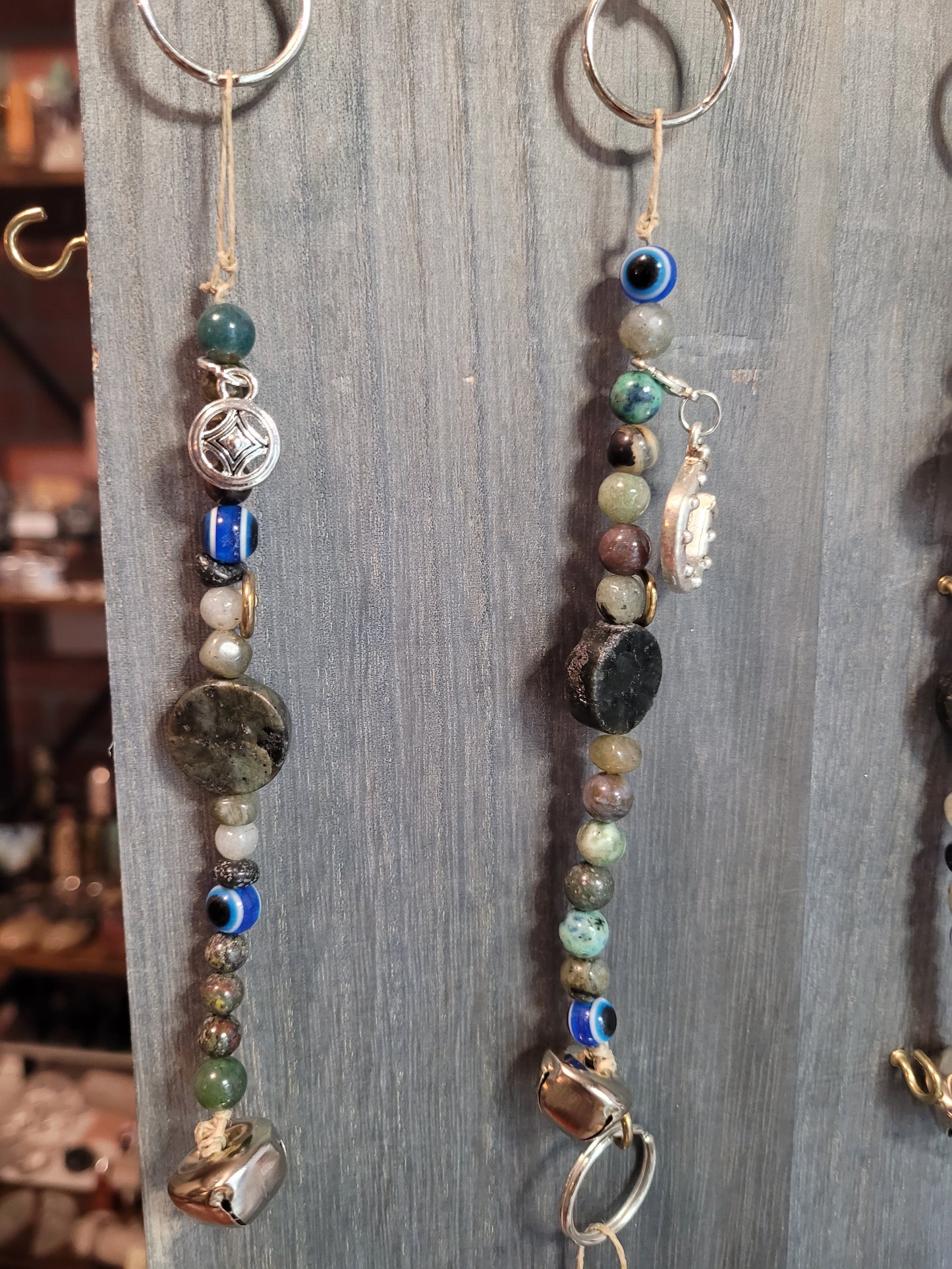 Witchy Charm Bell Keychains - Handmade