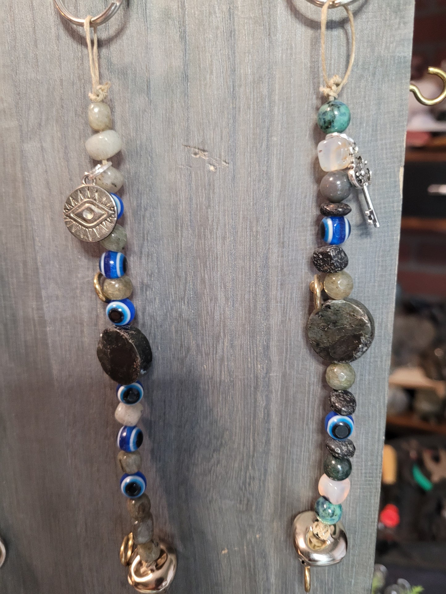 Witchy Charm Bell Keychains - Handmade