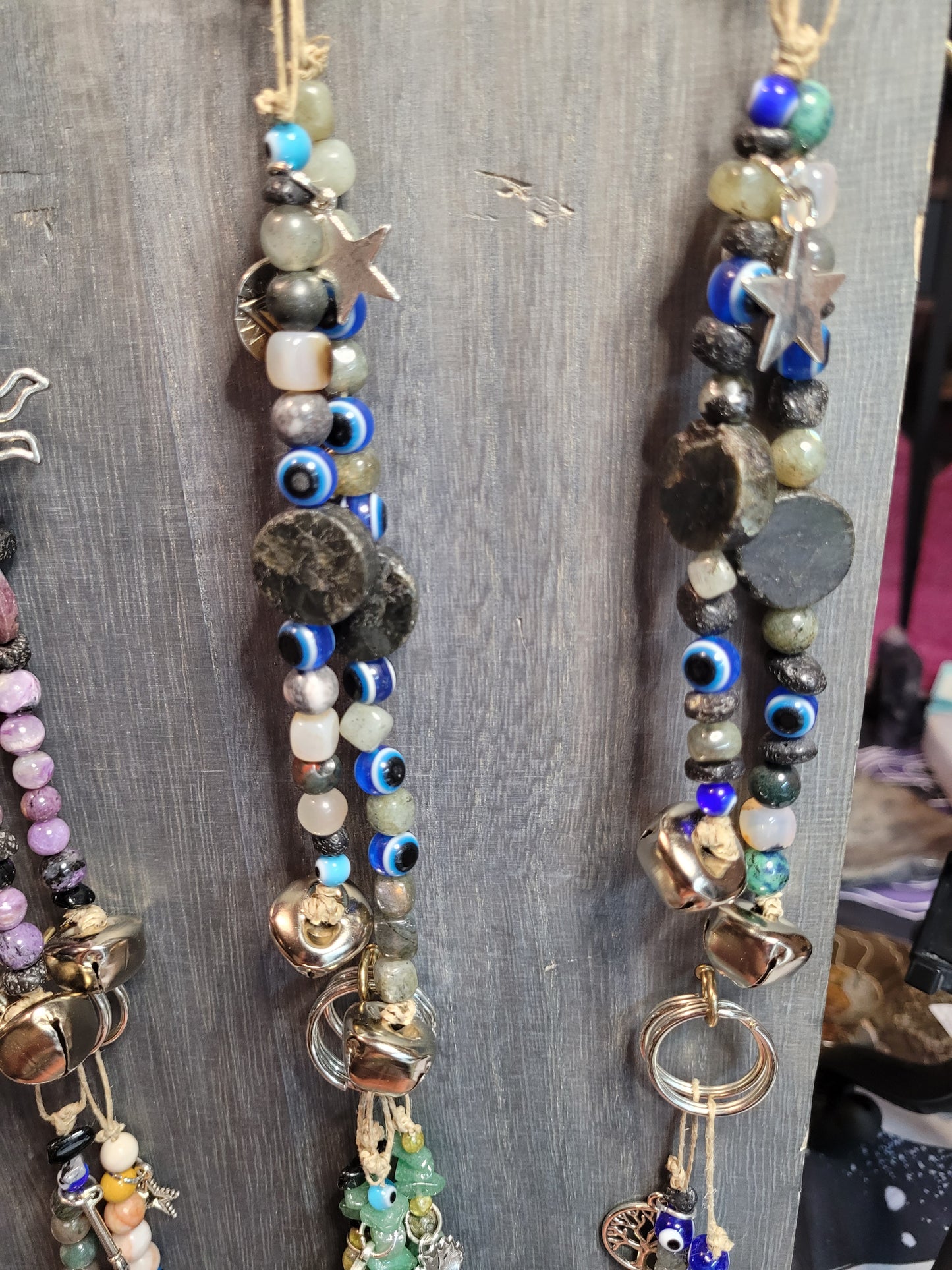 Witchy Charm Bell Keychains - Handmade