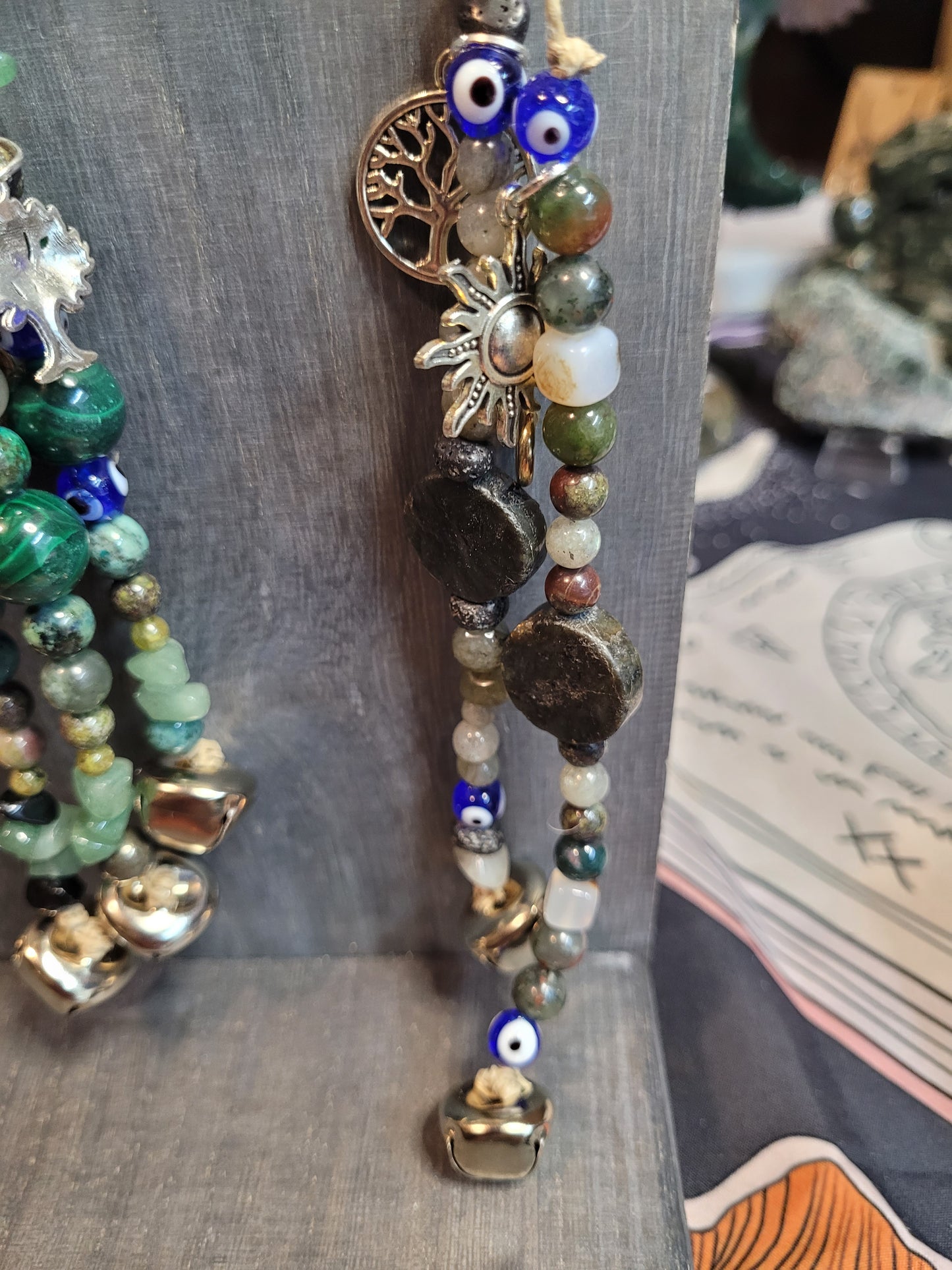Witchy Charm Bell Keychains - Handmade