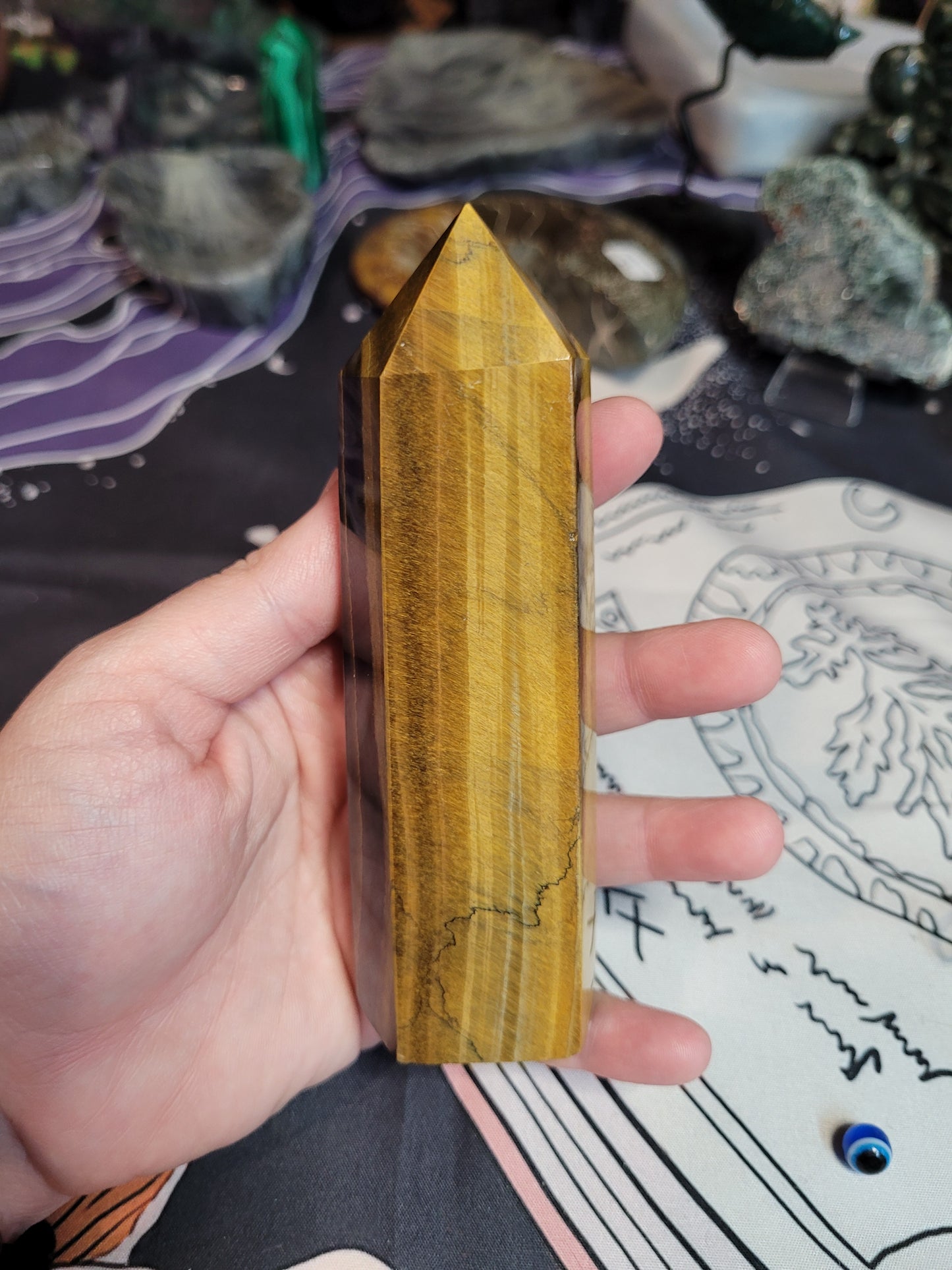 Yellow Tiger's Eye Towers