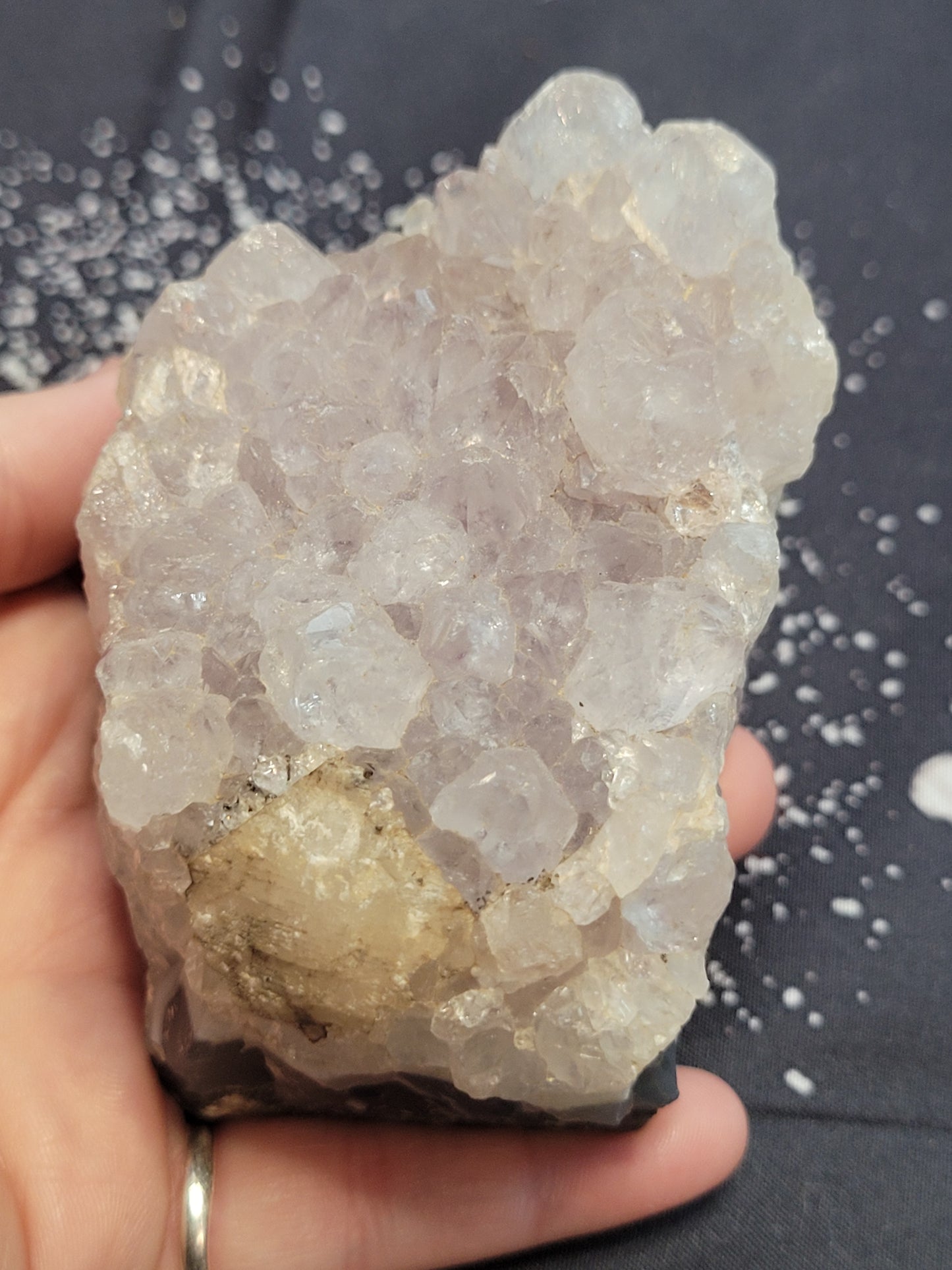 Amethyst, Blue Agate, Calcite Specimen