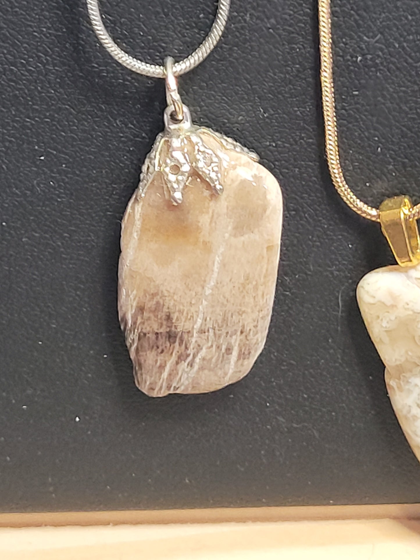 Hand Cut & Polished Crystal Pendant Necklaces - Handmade by Jahnee!