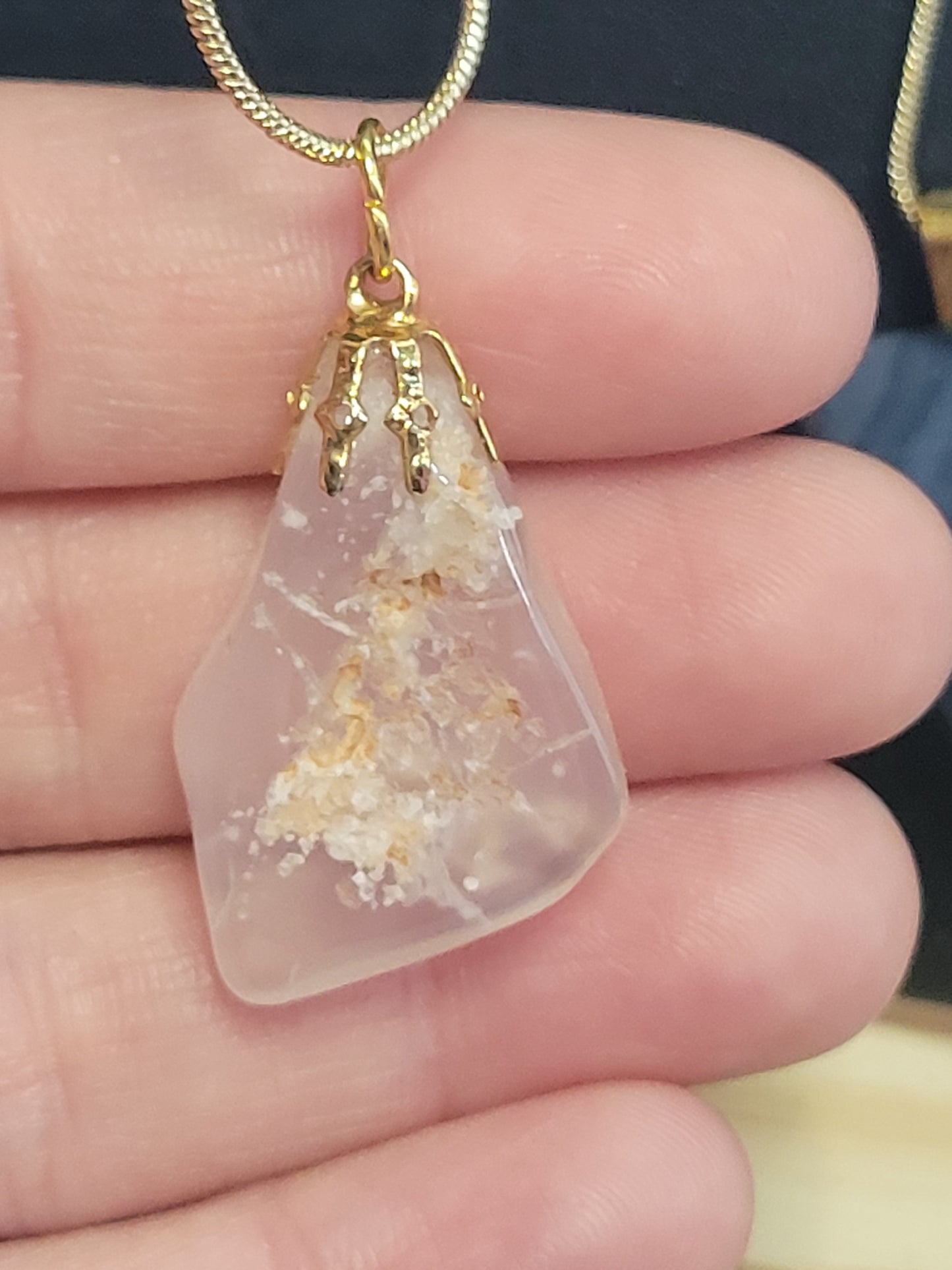 Hand Cut & Polished Crystal Pendant Necklaces - Handmade by Jahnee!