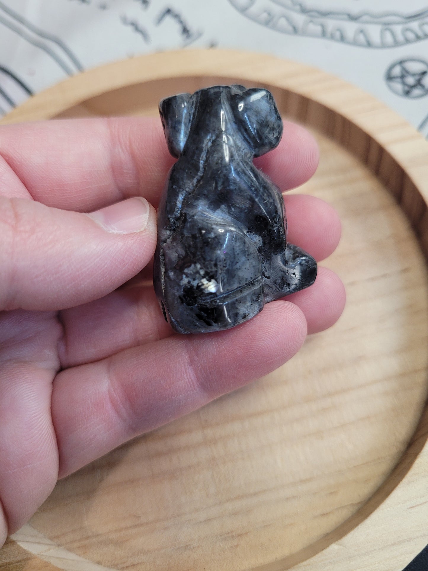 Larvikite Dog - Small