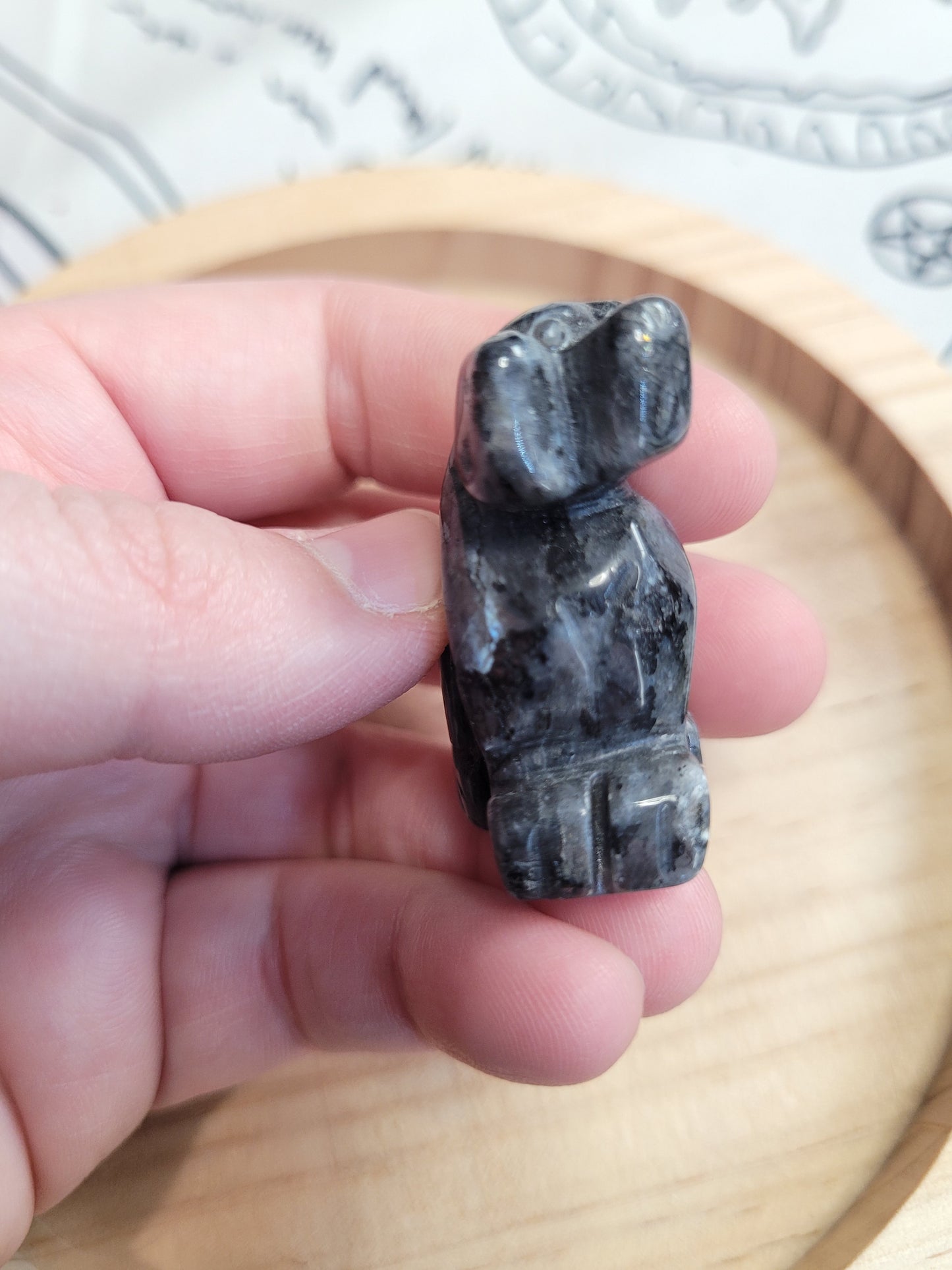 Larvikite Dog - Small