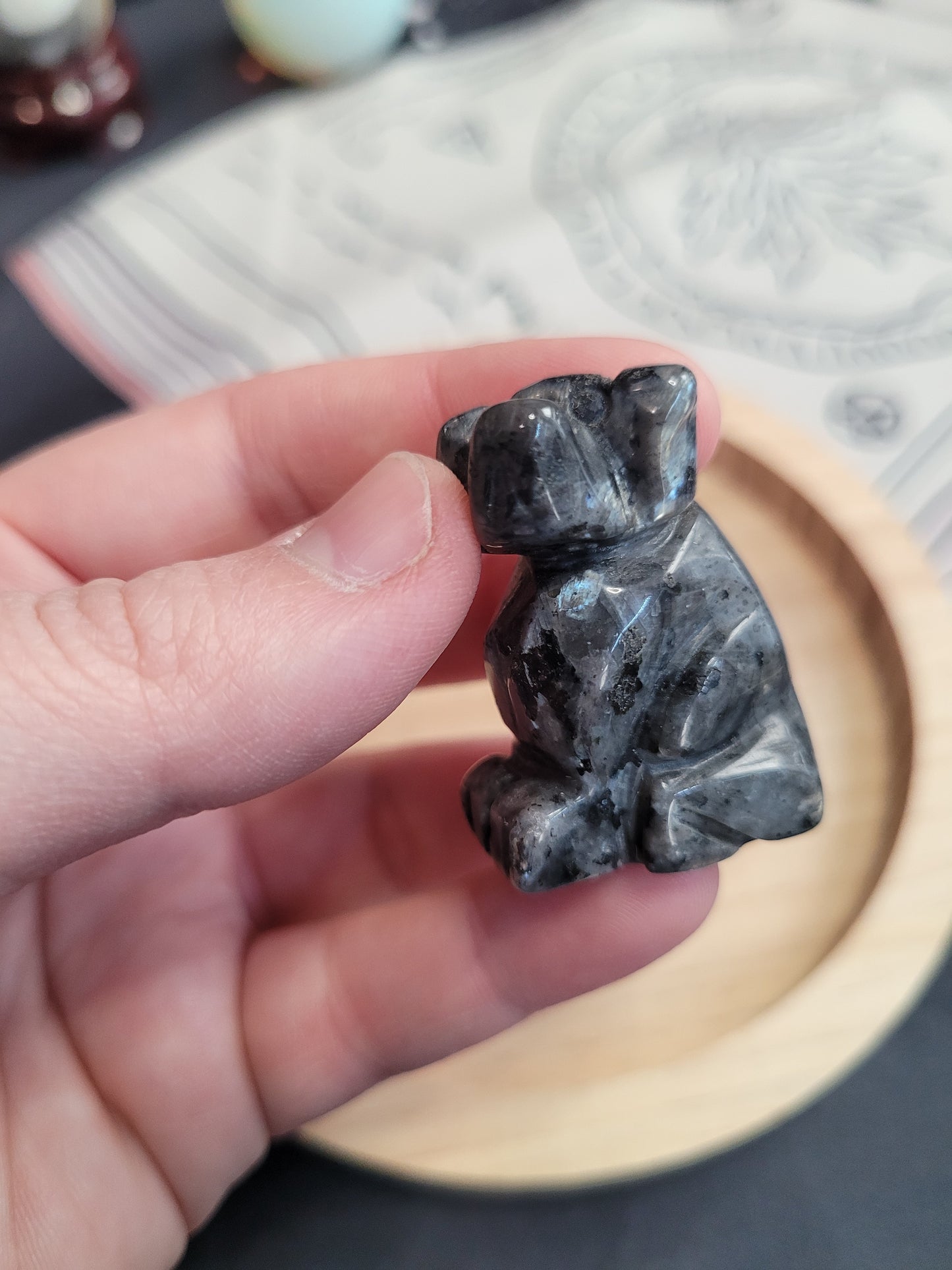 Larvikite Dog - Small