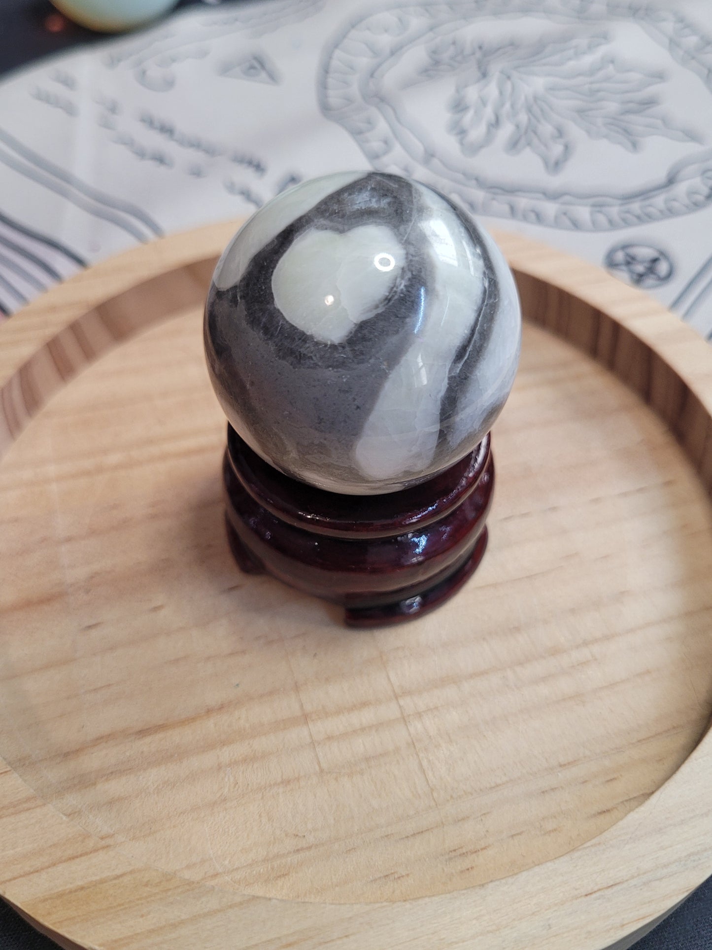 Zebra Jasper Sphere - Small