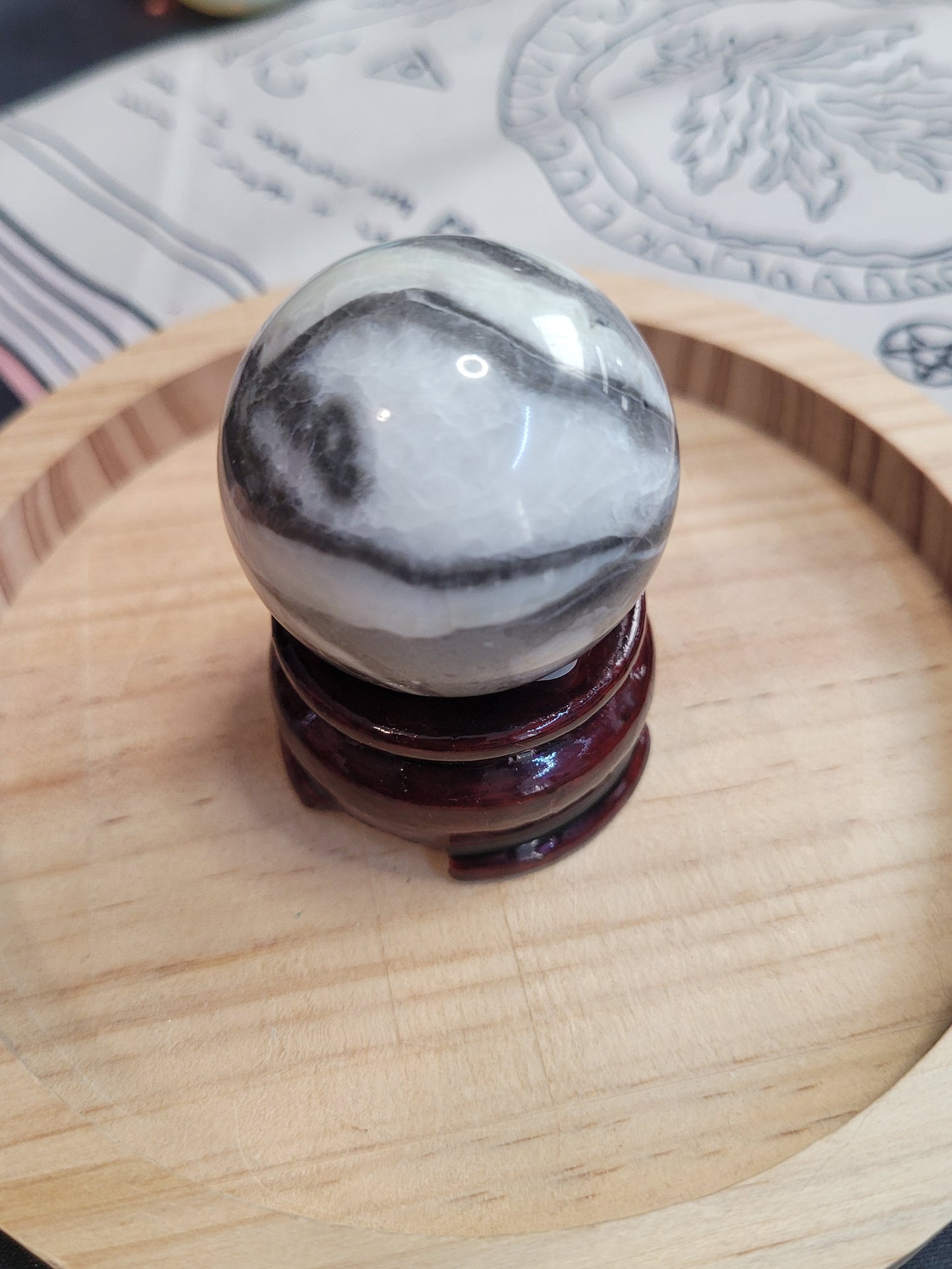 Zebra Jasper Sphere - Small