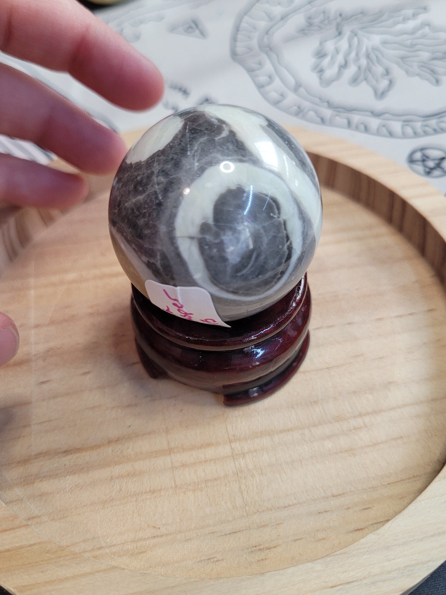 Zebra Jasper Sphere - Small