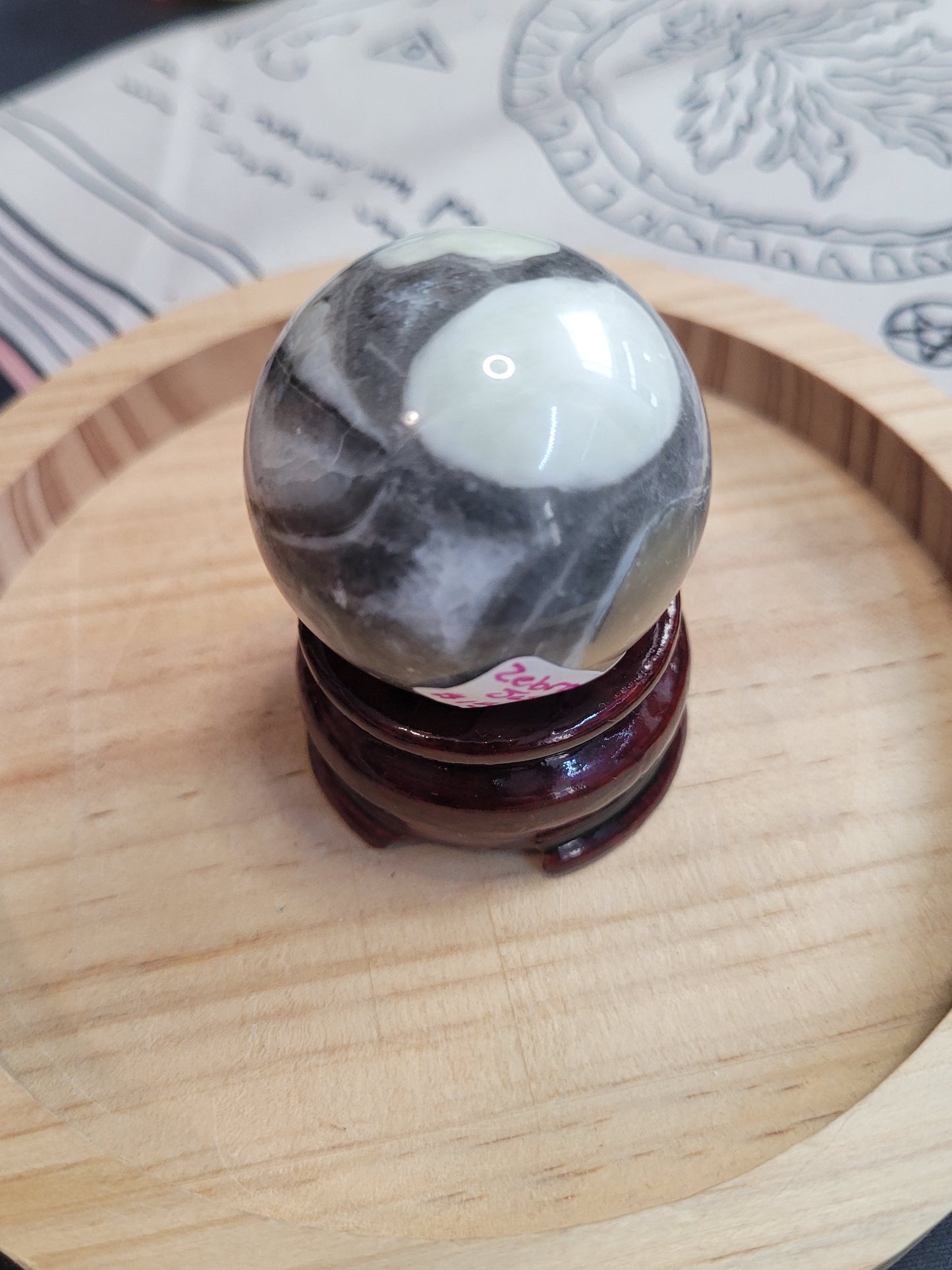 Zebra Jasper Sphere - Small