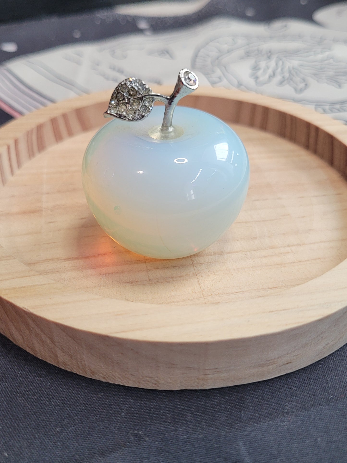 Opalite Apple Carving