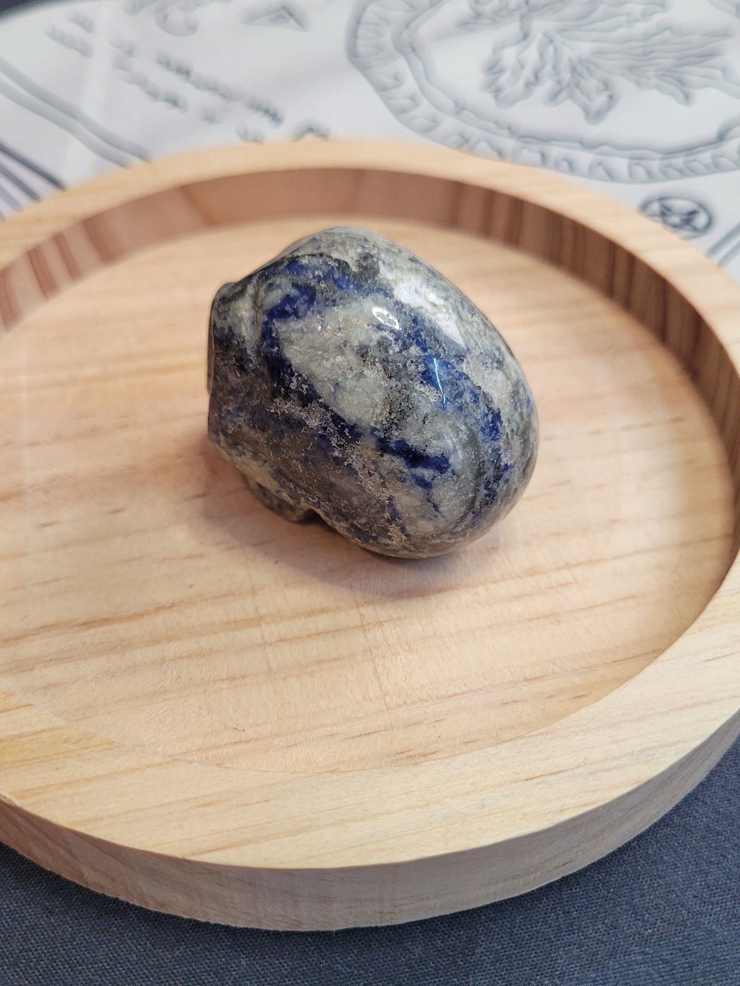 Sodalite Skull - Small - misfit