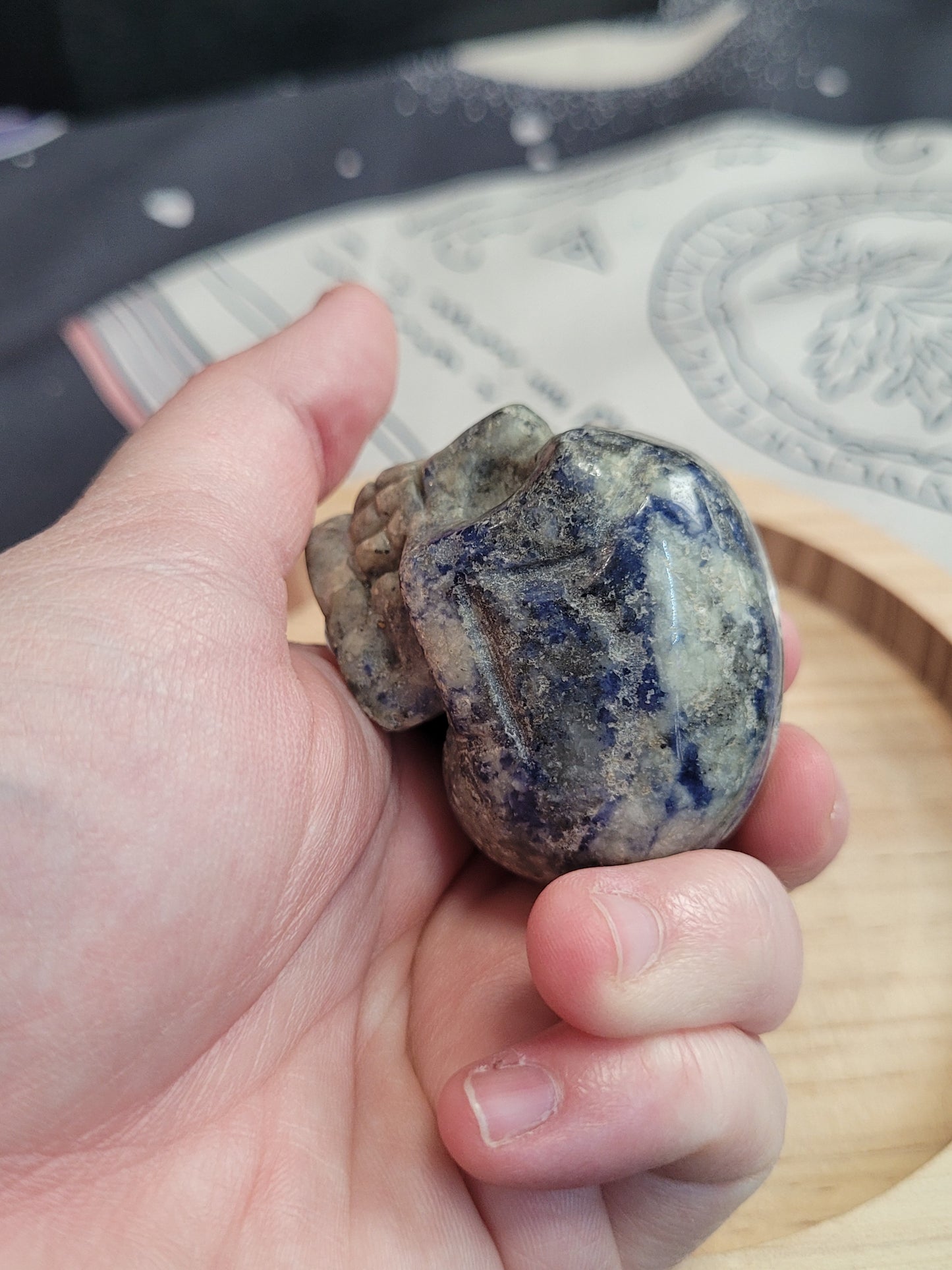 Sodalite Skull - Small - misfit