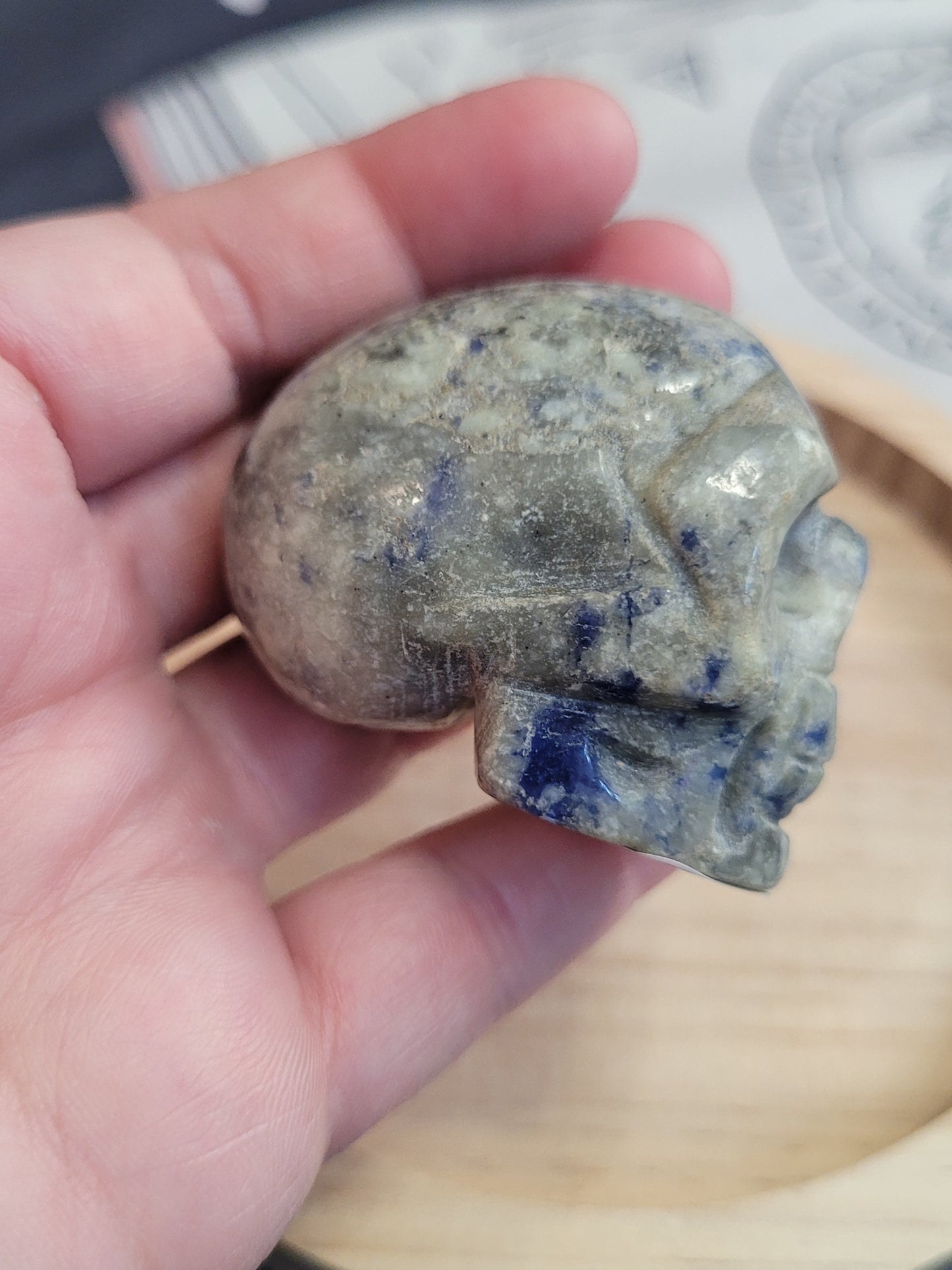 Sodalite Skull - Small - misfit