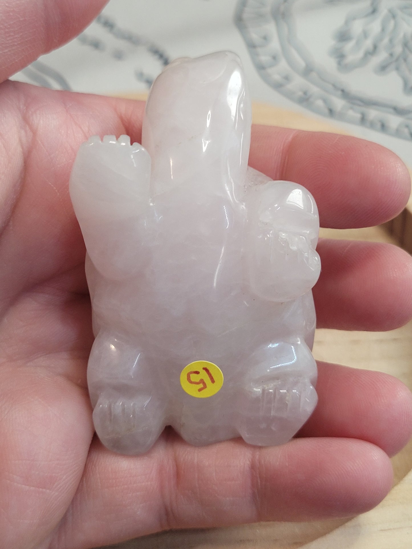 Rose Quartz Tortoise - misfit