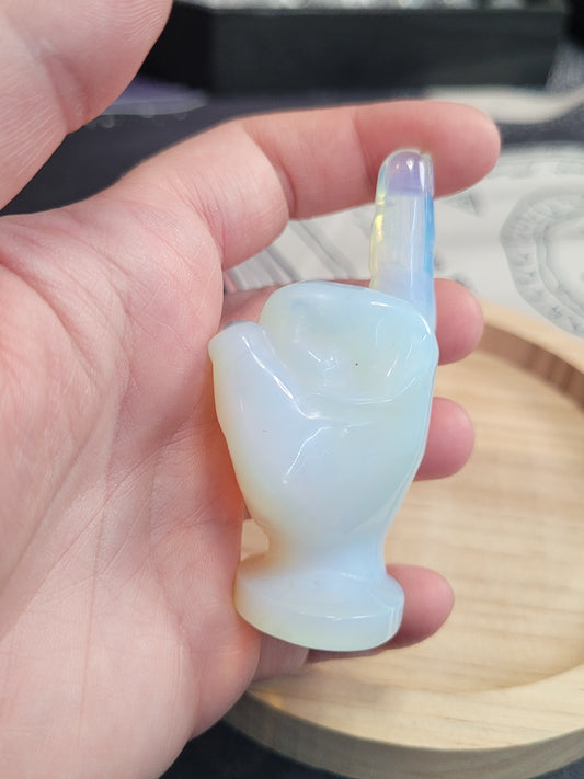 Opalite Middle Finger