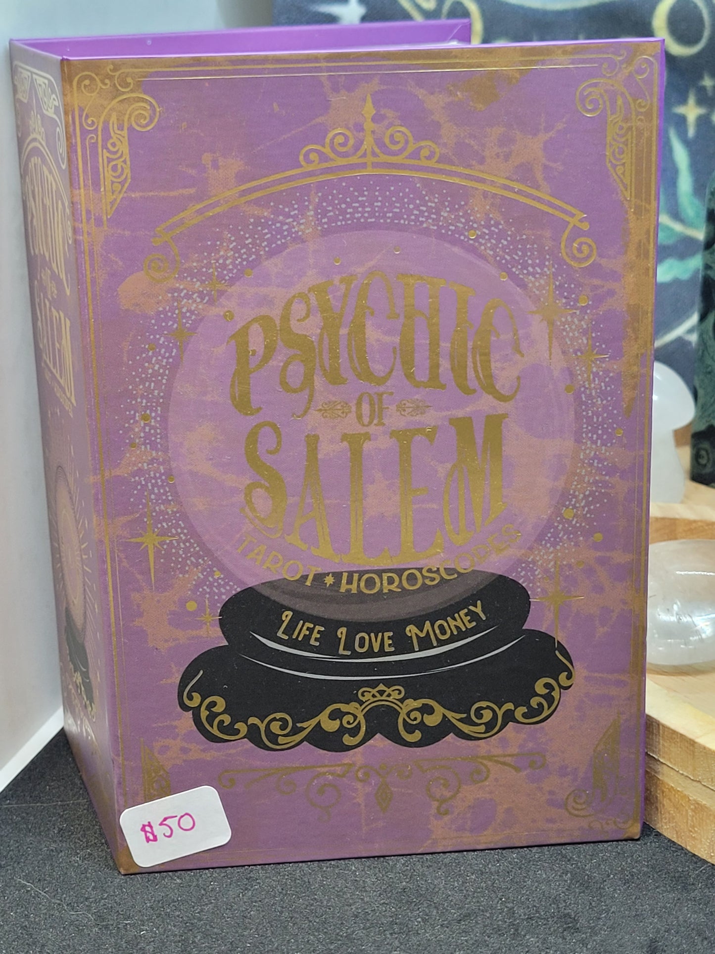 The Spooky Book Crystal Bundle - Psychic of Salem, Tarot & Horoscopes - MD