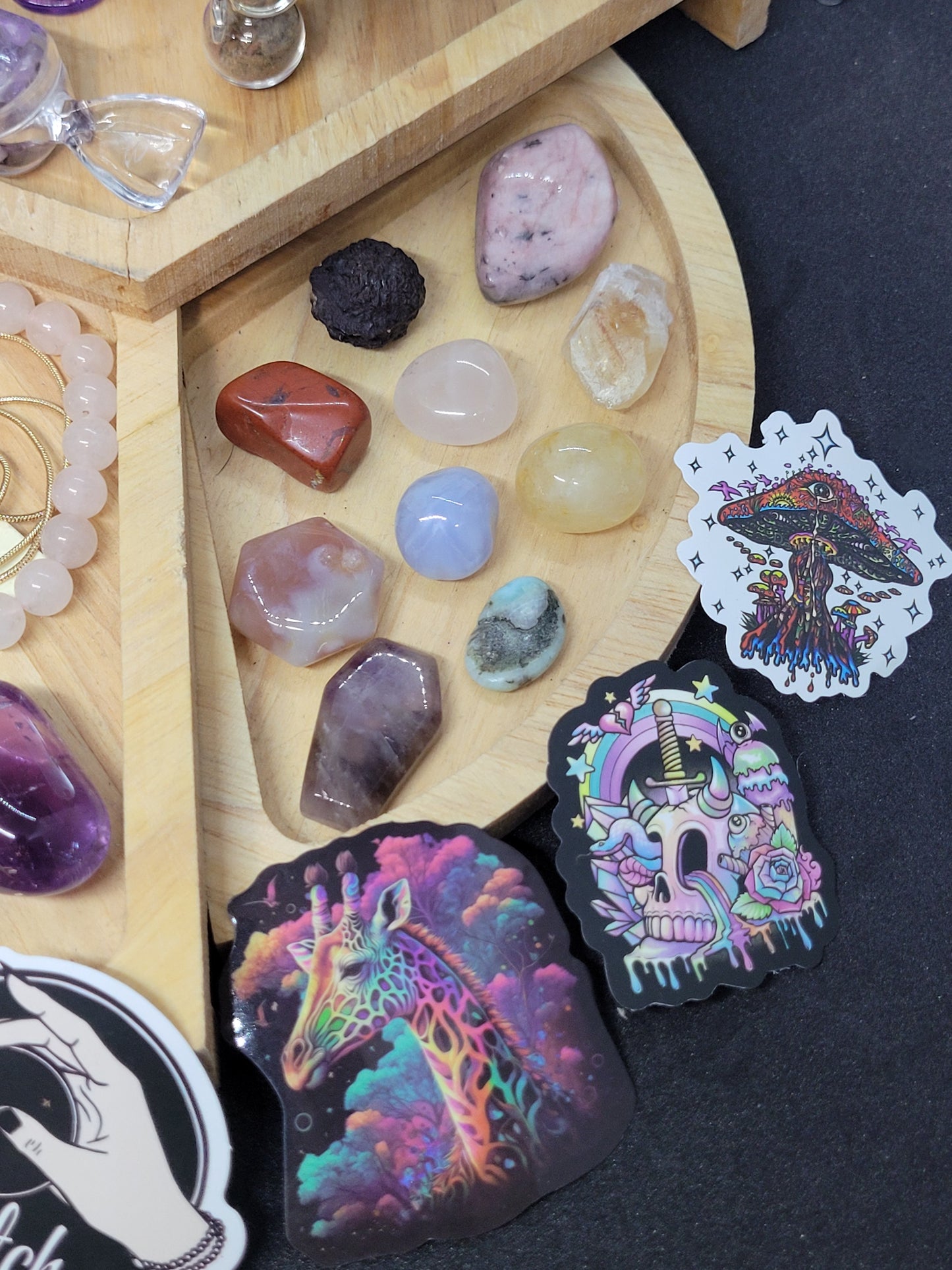 The Spooky Book Crystal Bundle - Psychic of Salem, Tarot & Horoscopes - MD