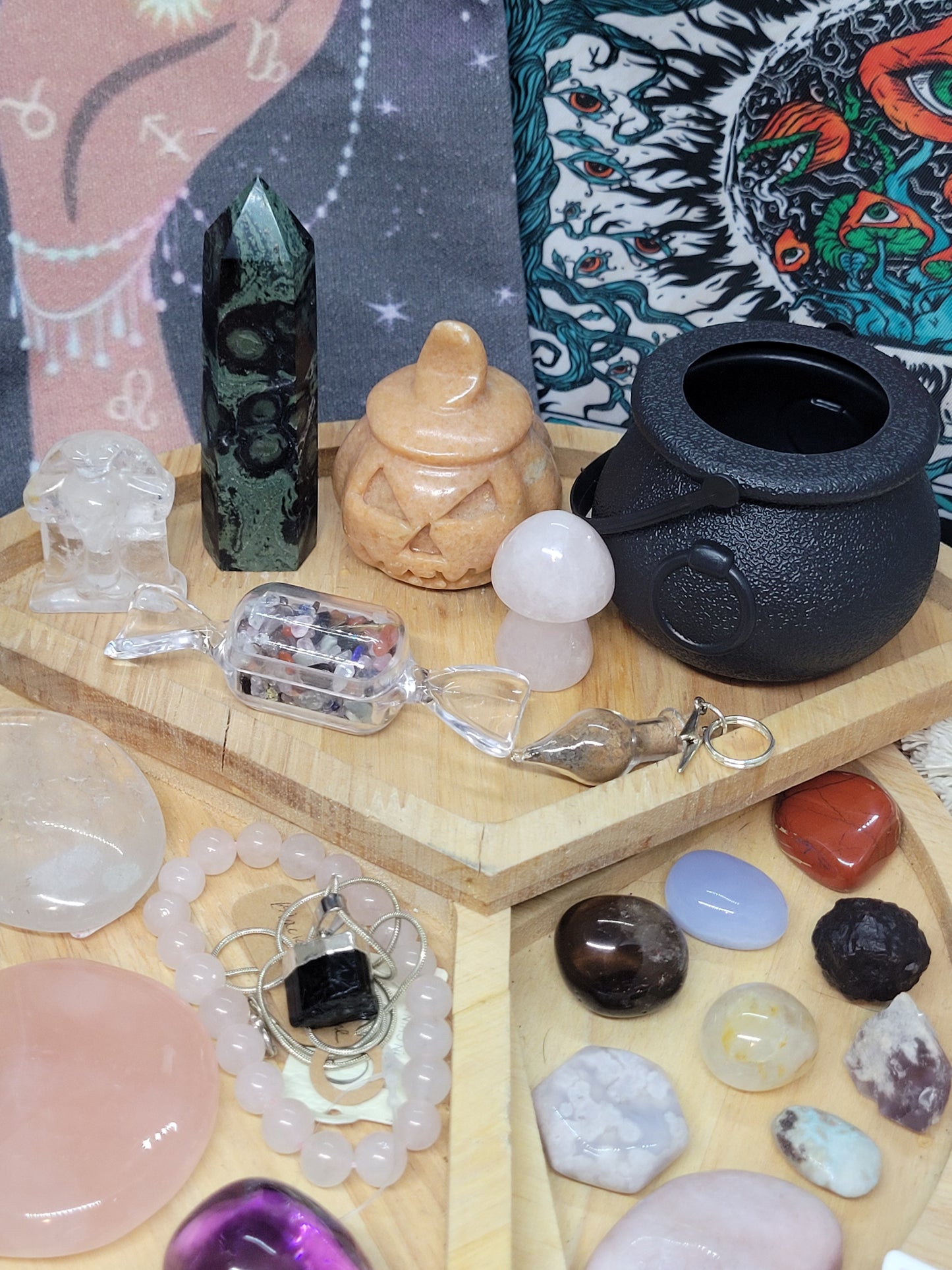 The Spooky Book Crystal Bundle - Spells & Enchantments - LG