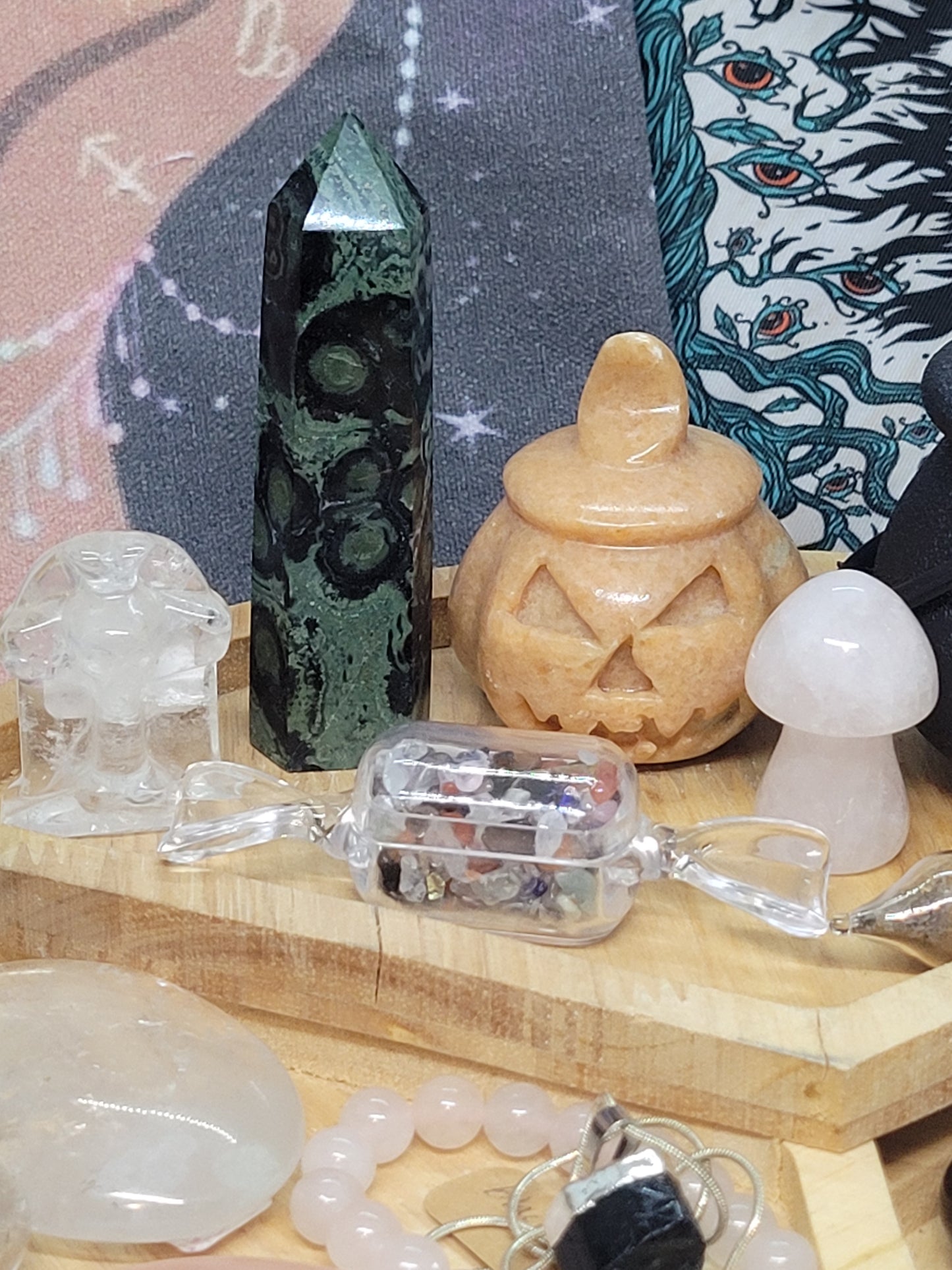 The Spooky Book Crystal Bundle - Spells & Enchantments - LG