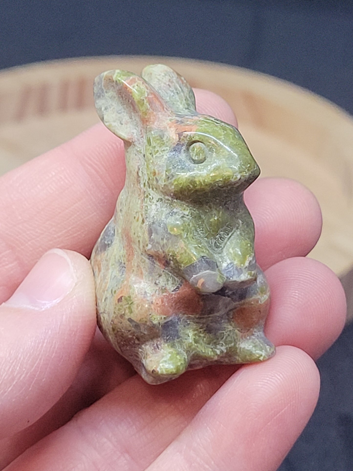 Unakite Bunny Rabbit