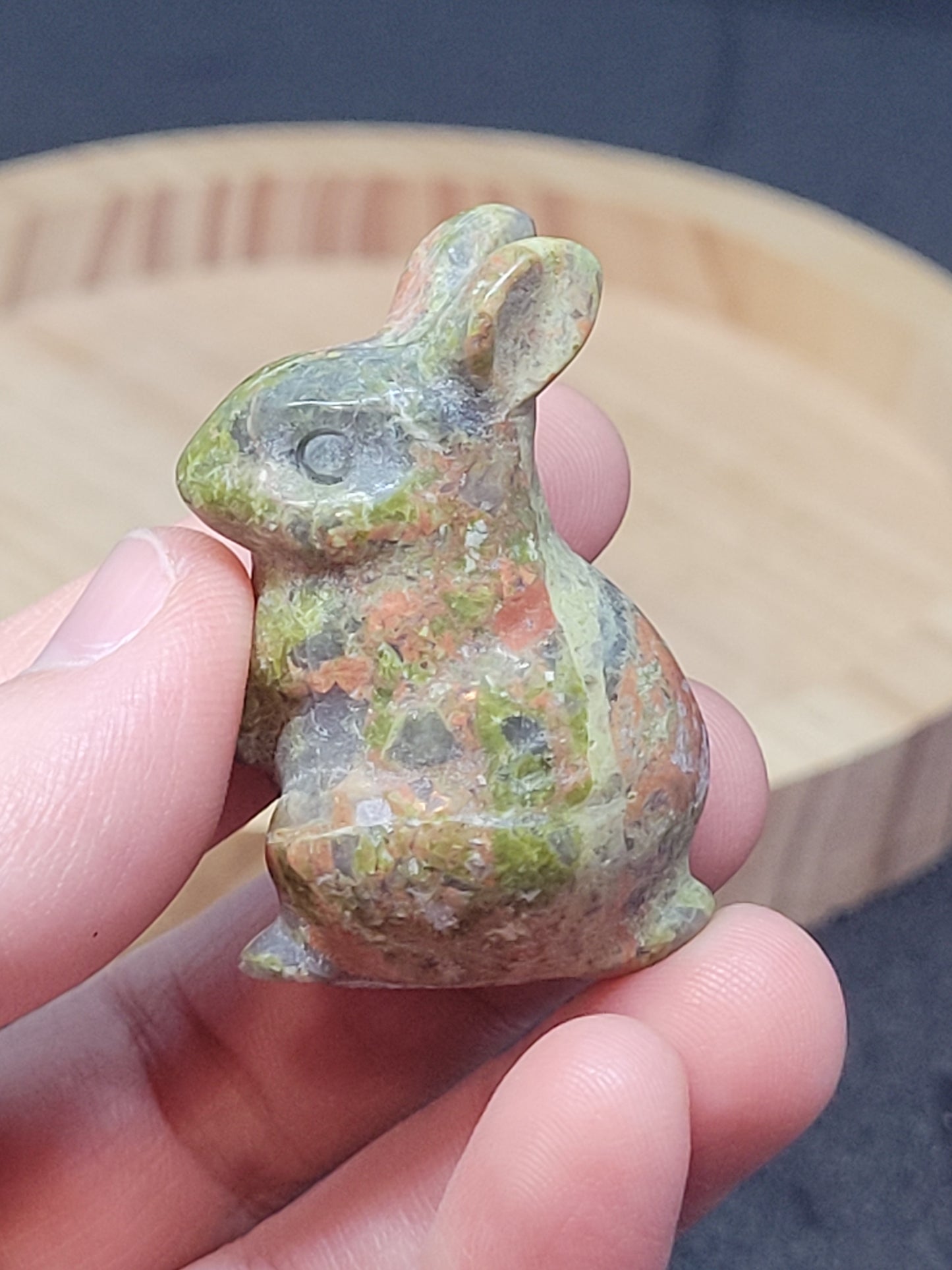 Unakite Bunny Rabbit