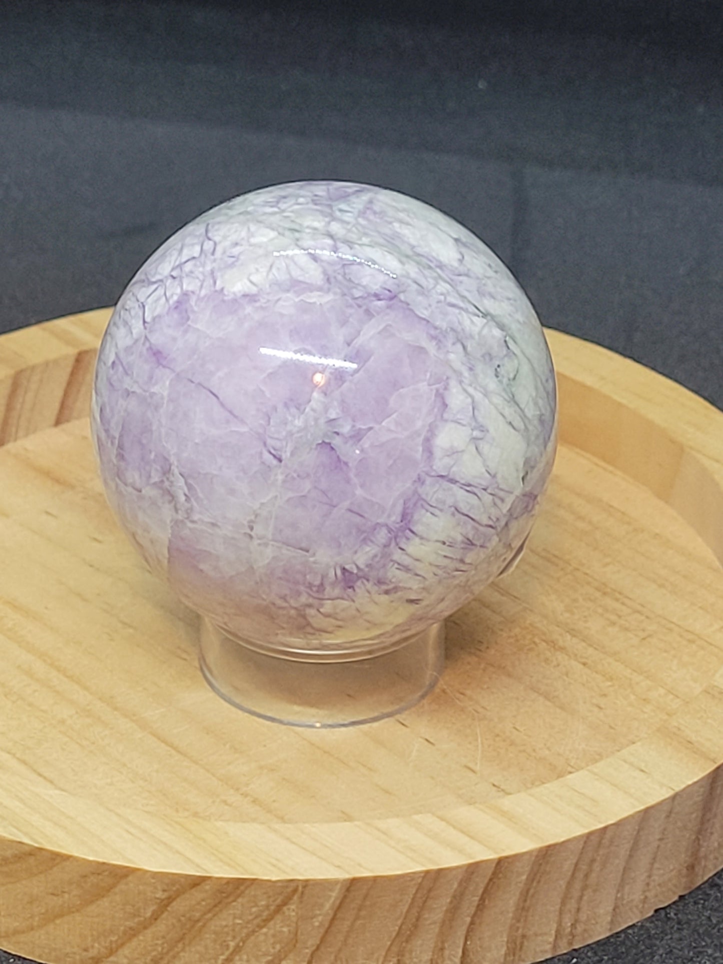 Purple Howlite Sphere