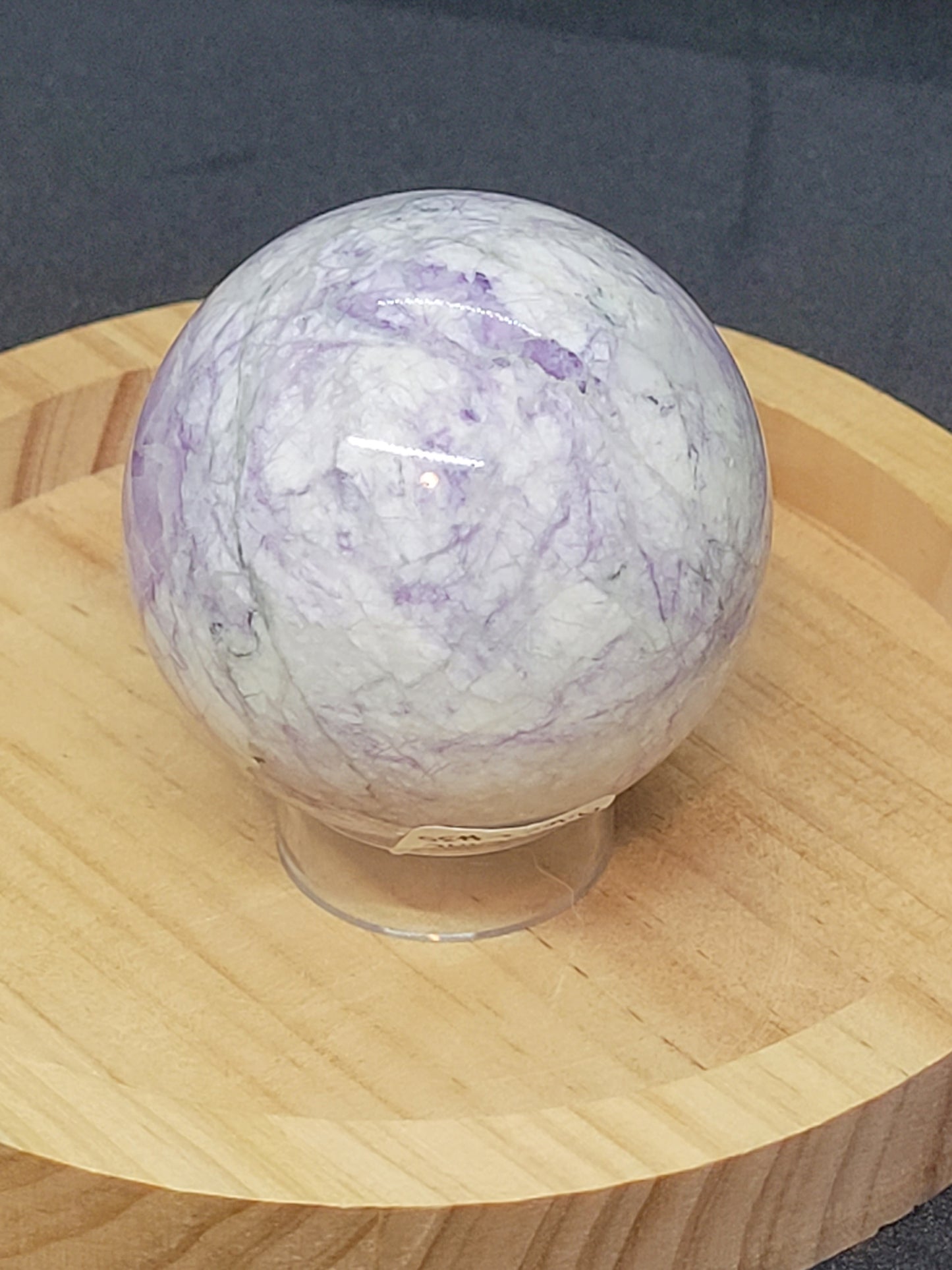 Purple Howlite Sphere