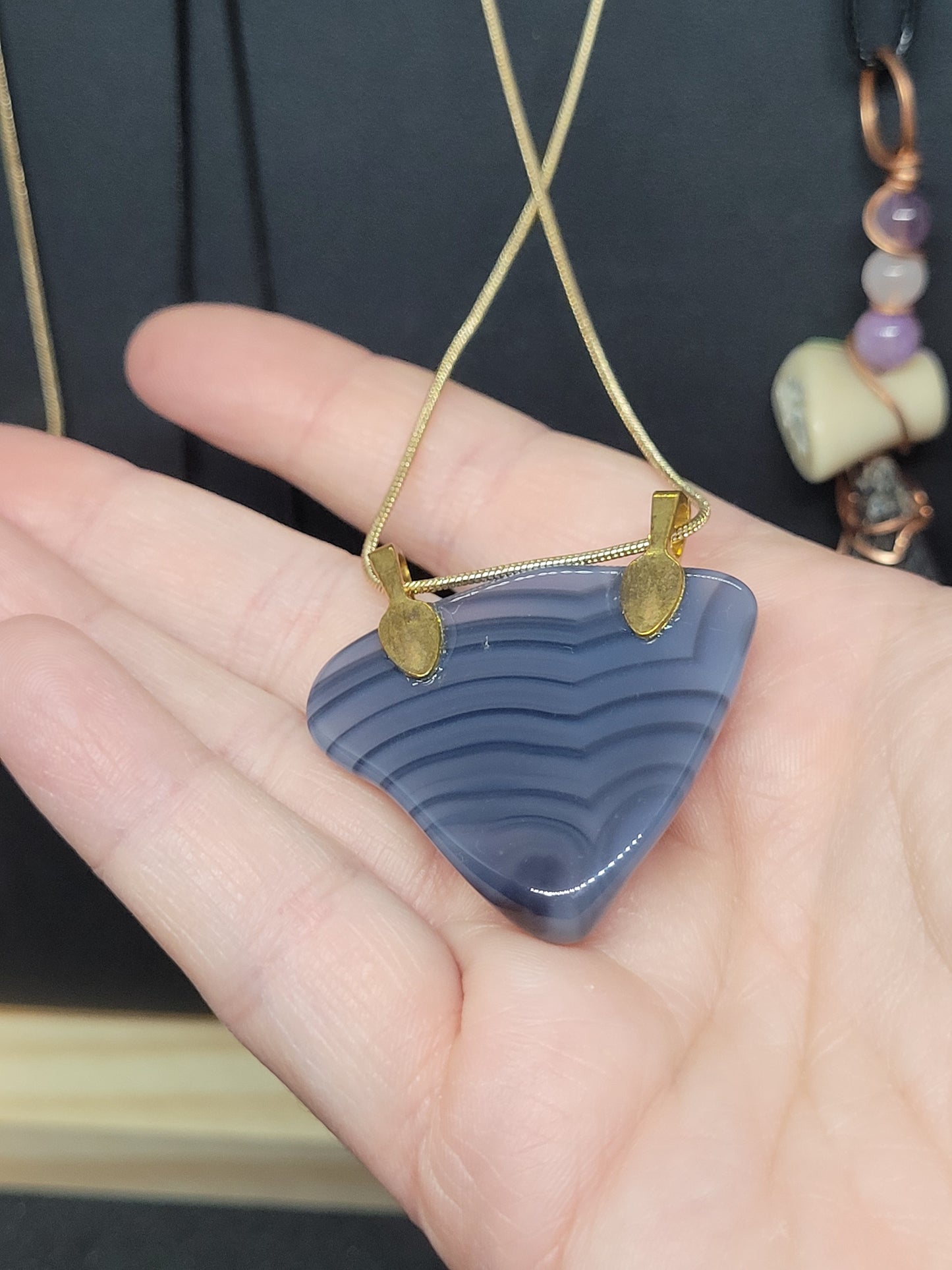 Hand Cut & Polished Crystal Pendant Necklaces - Handmade by Jahnee!