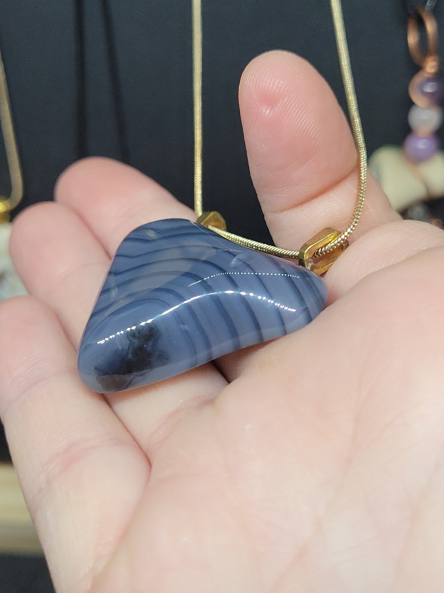 Hand Cut & Polished Crystal Pendant Necklaces - Handmade by Jahnee!