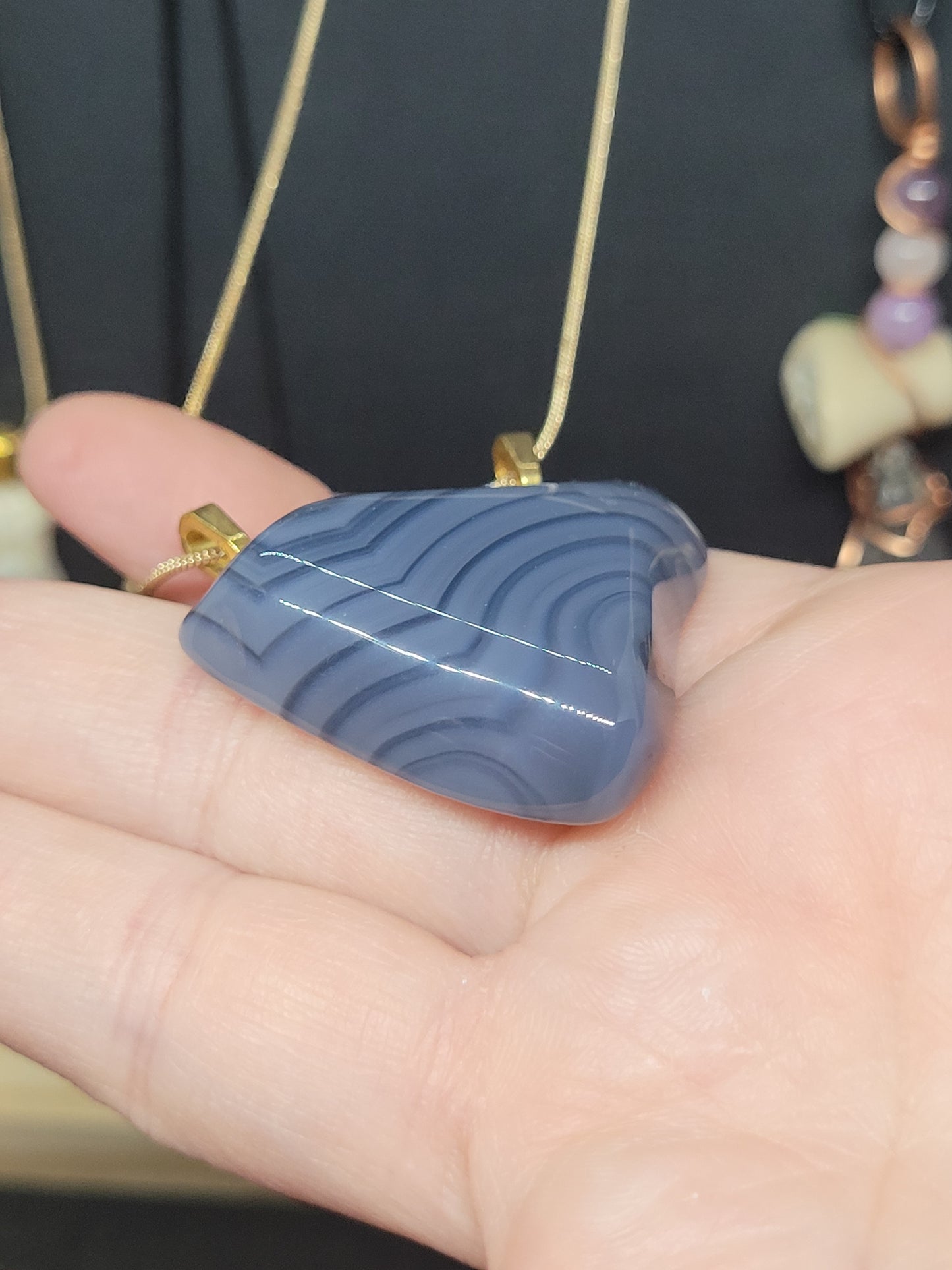 Hand Cut & Polished Crystal Pendant Necklaces - Handmade by Jahnee!