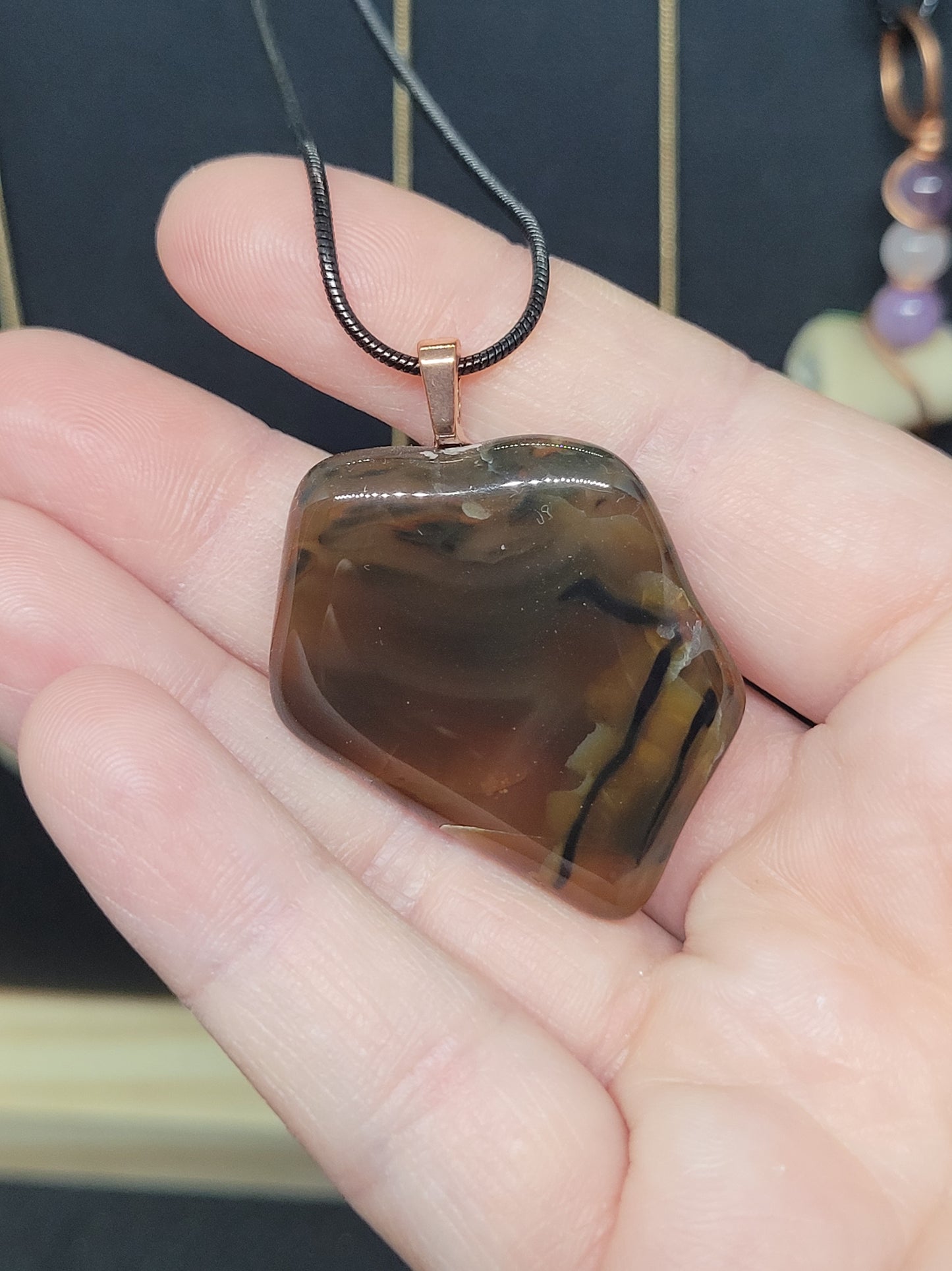 Hand Cut & Polished Crystal Pendant Necklaces - Handmade by Jahnee!