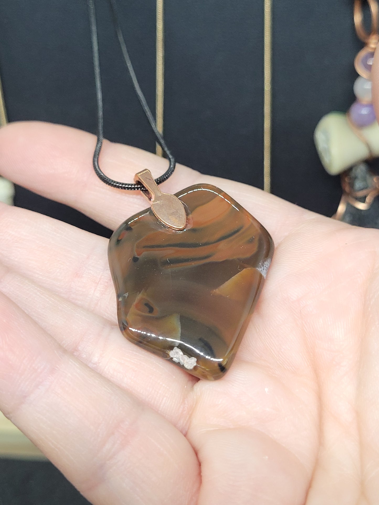 Hand Cut & Polished Crystal Pendant Necklaces - Handmade by Jahnee!