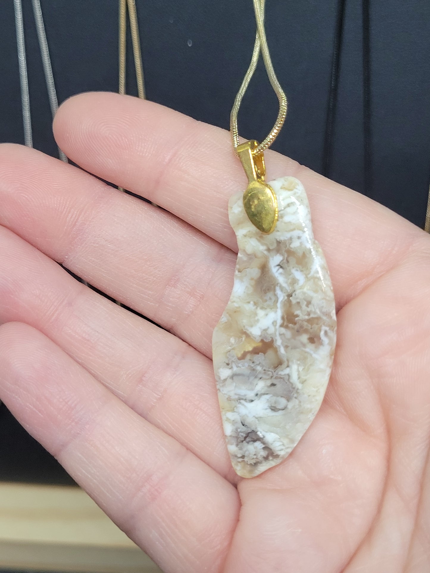 Hand Cut & Polished Crystal Pendant Necklaces - Handmade by Jahnee!