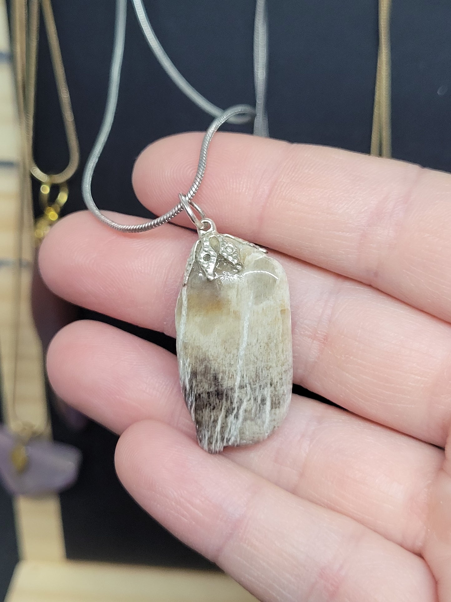 Hand Cut & Polished Crystal Pendant Necklaces - Handmade by Jahnee!