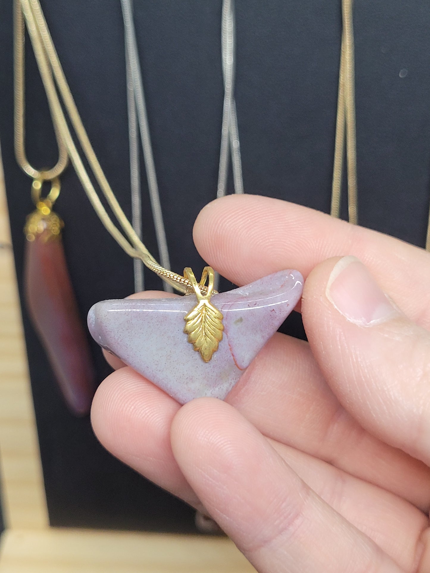 Hand Cut & Polished Crystal Pendant Necklaces - Handmade by Jahnee!