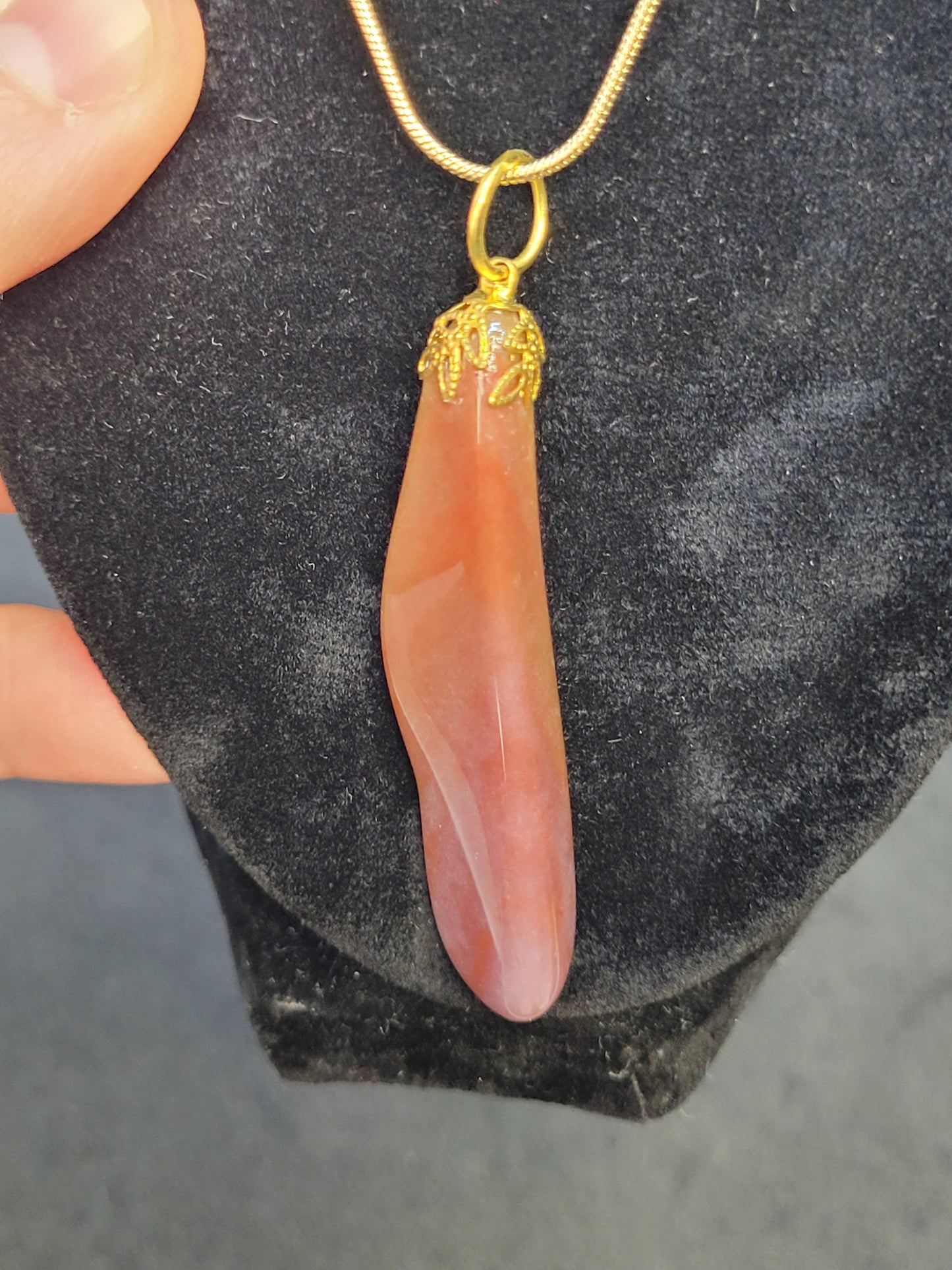 Hand Cut & Polished Crystal Pendant Necklaces - Handmade by Jahnee!