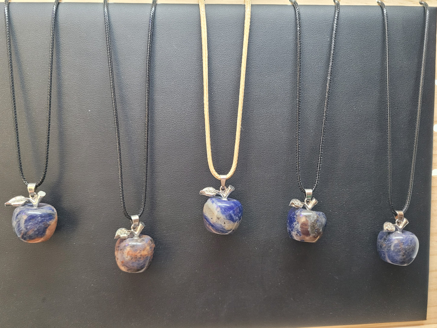 Crystal Apple Pendant Neckalces