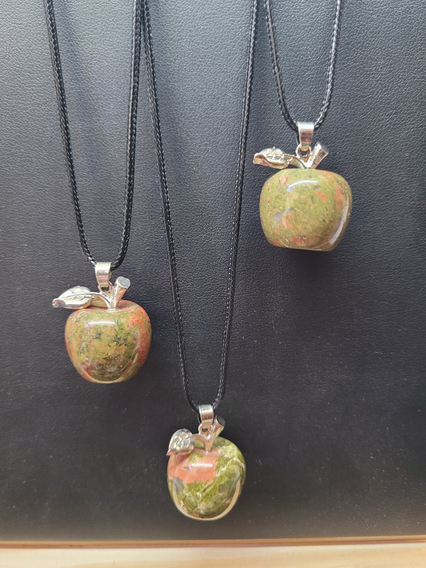 Crystal Apple Pendant Neckalces