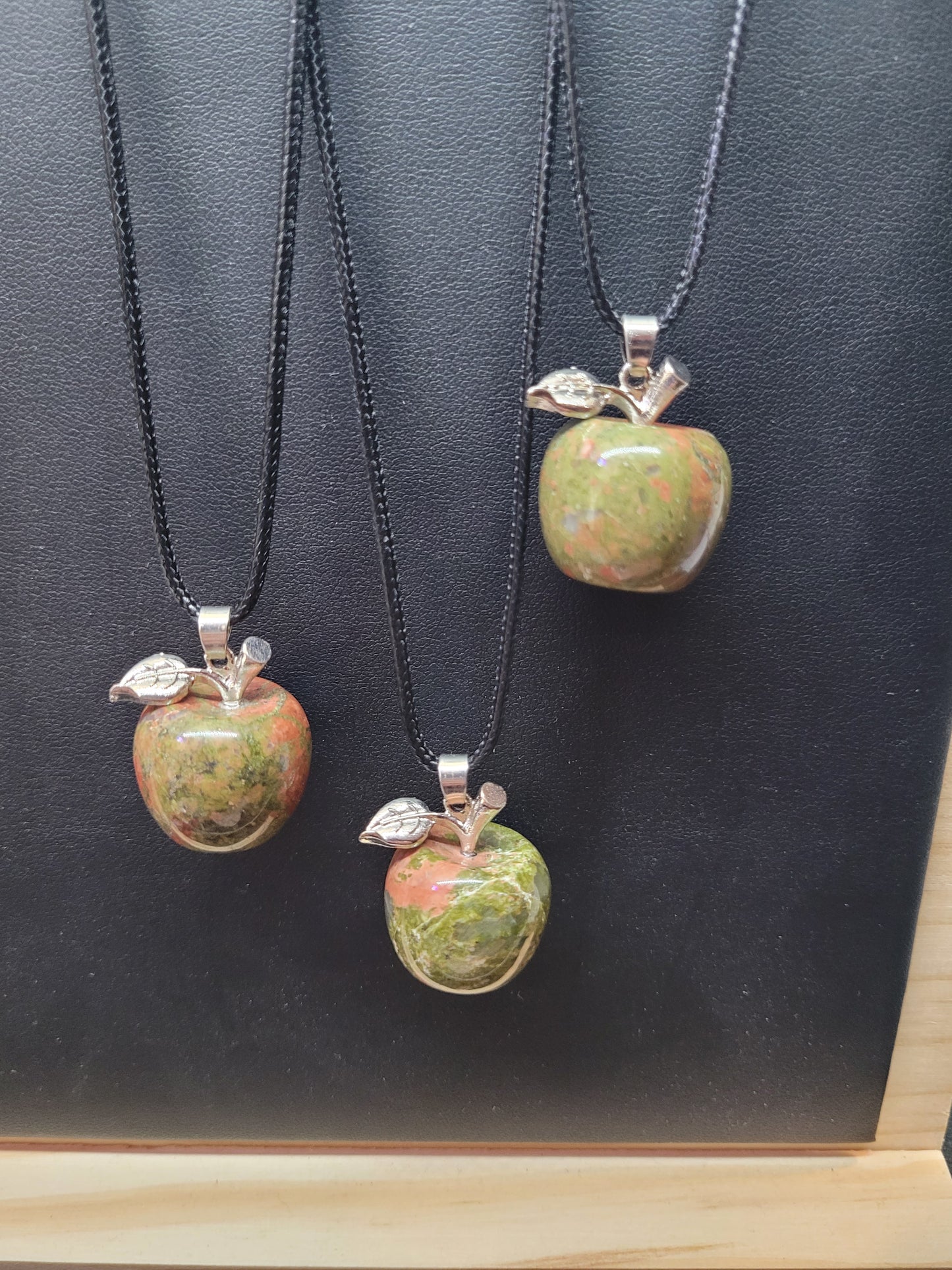 Crystal Apple Pendant Neckalces