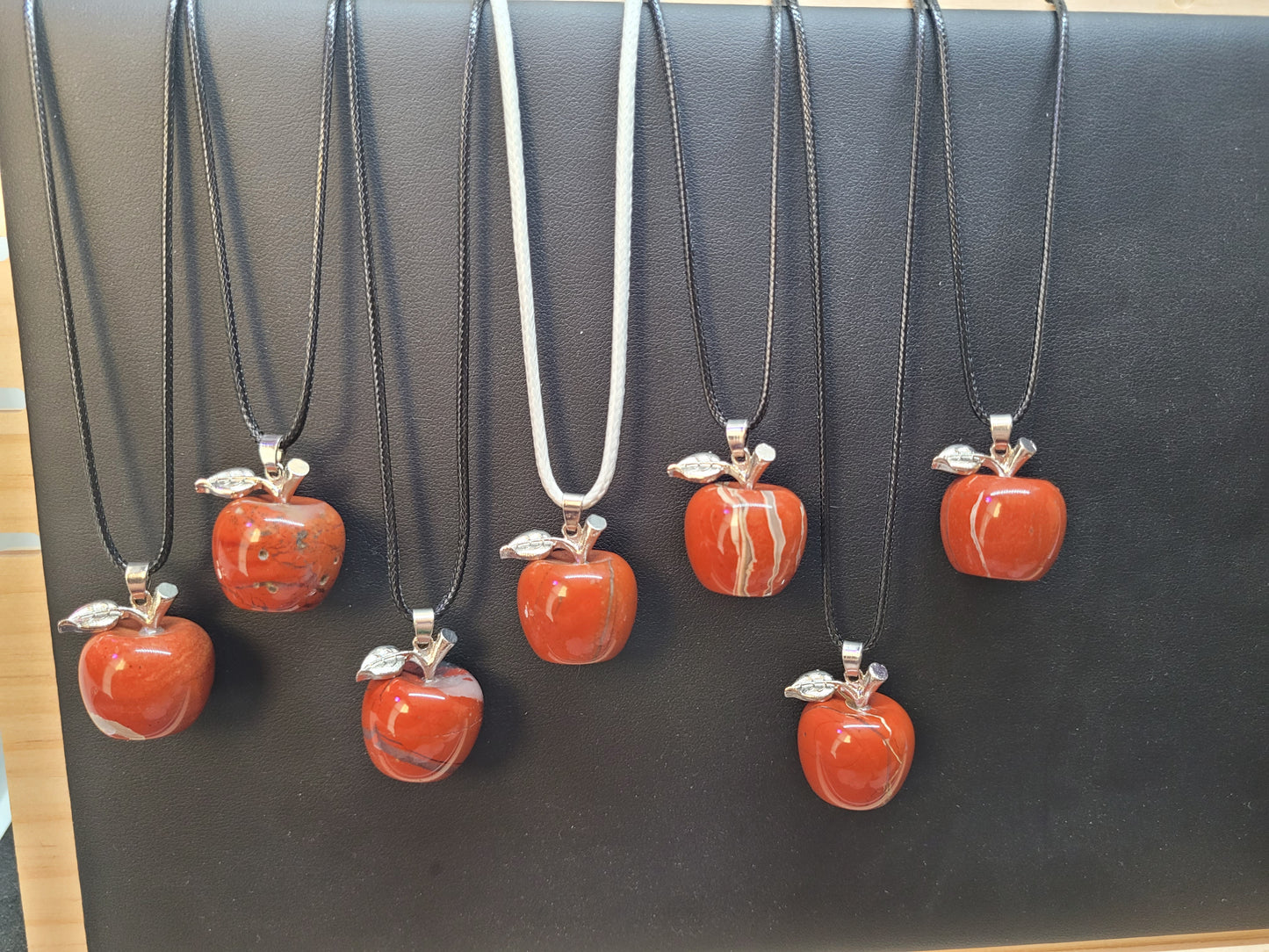 Crystal Apple Pendant Neckalces