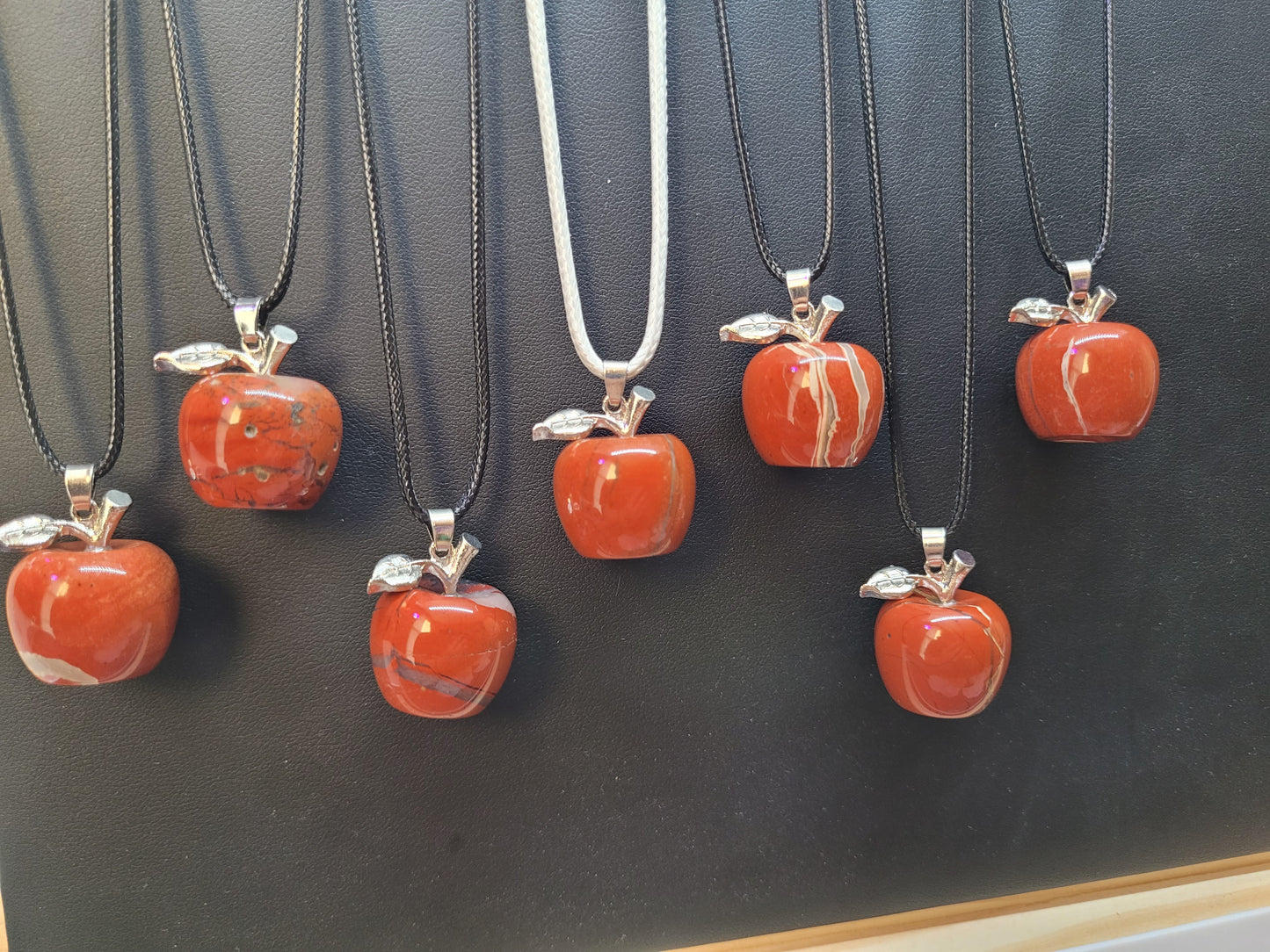Crystal Apple Pendant Neckalces
