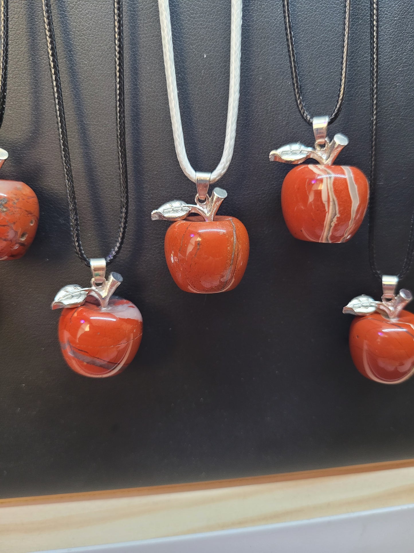 Crystal Apple Pendant Neckalces