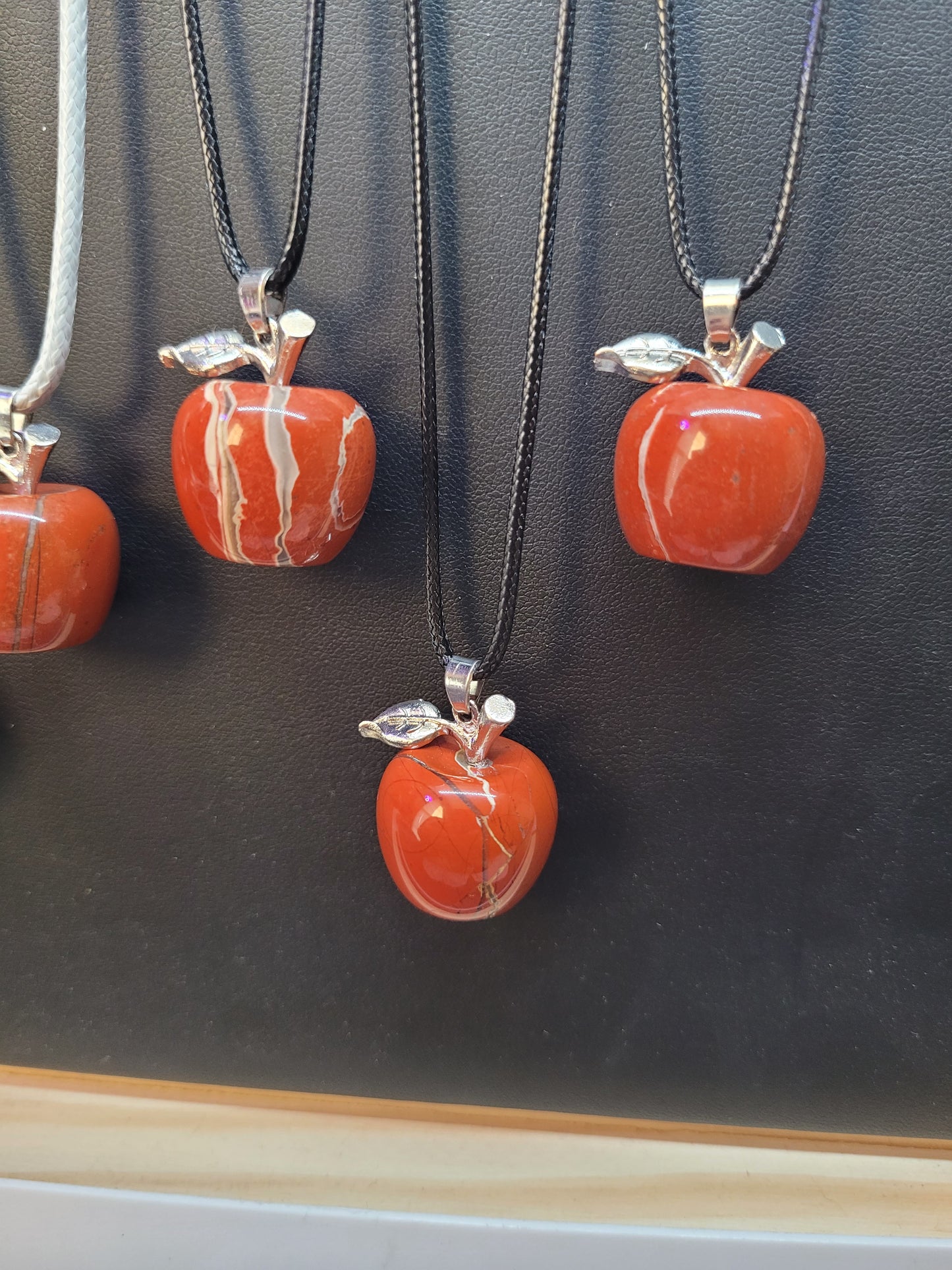 Crystal Apple Pendant Neckalces