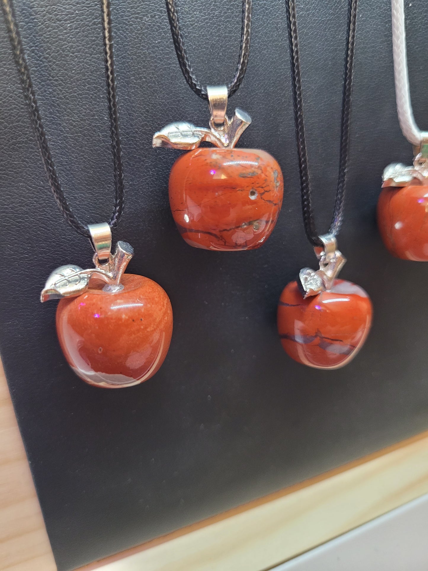 Crystal Apple Pendant Neckalces